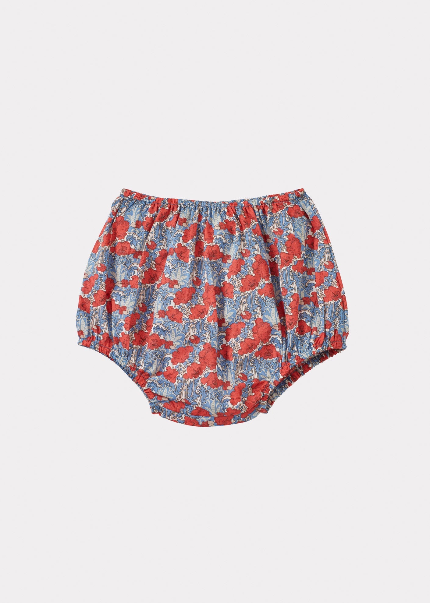 LOTUS BABY BLOOMERS - BLUE/RED