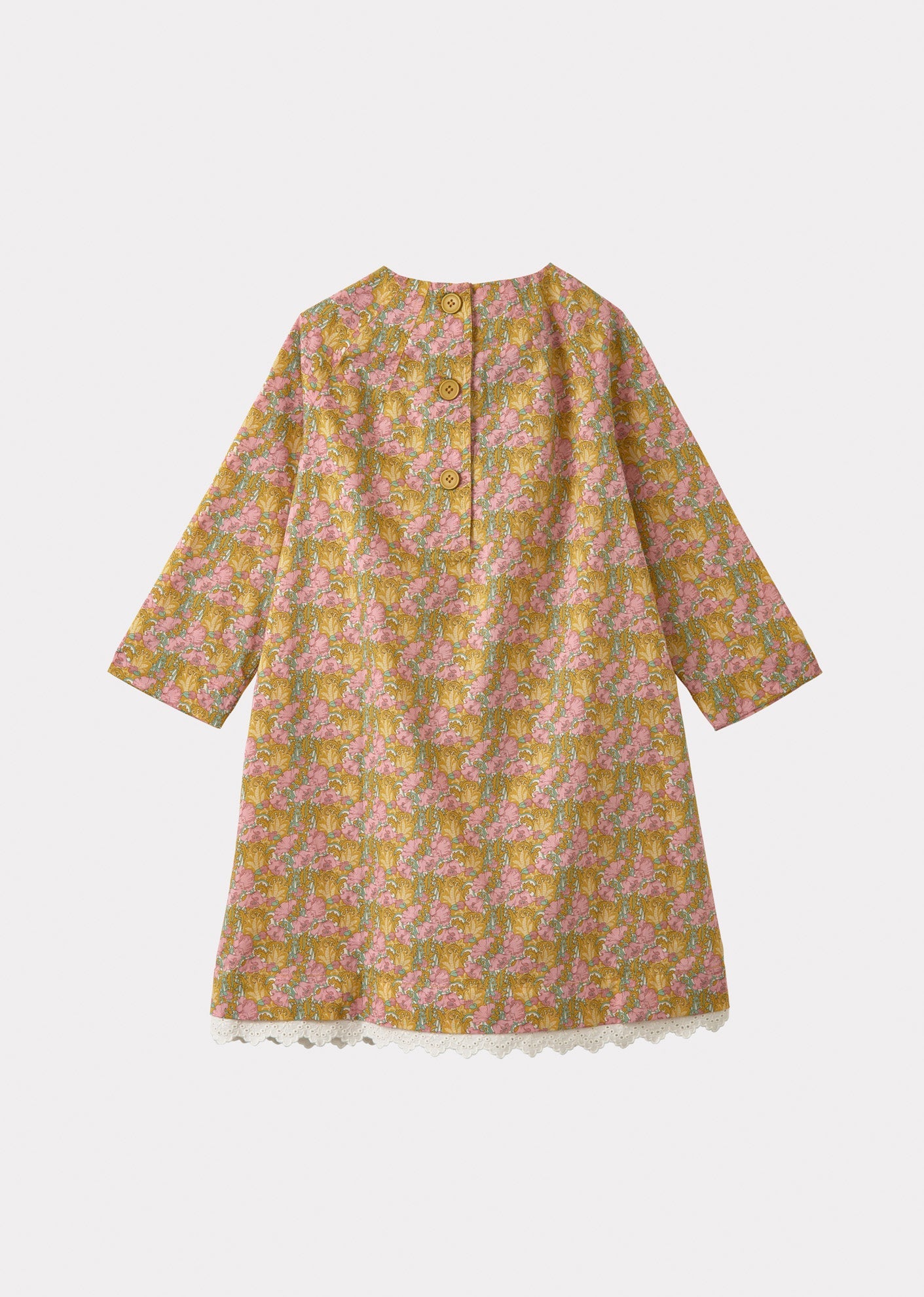 MALIKA DRESS - PINK/YELLOW