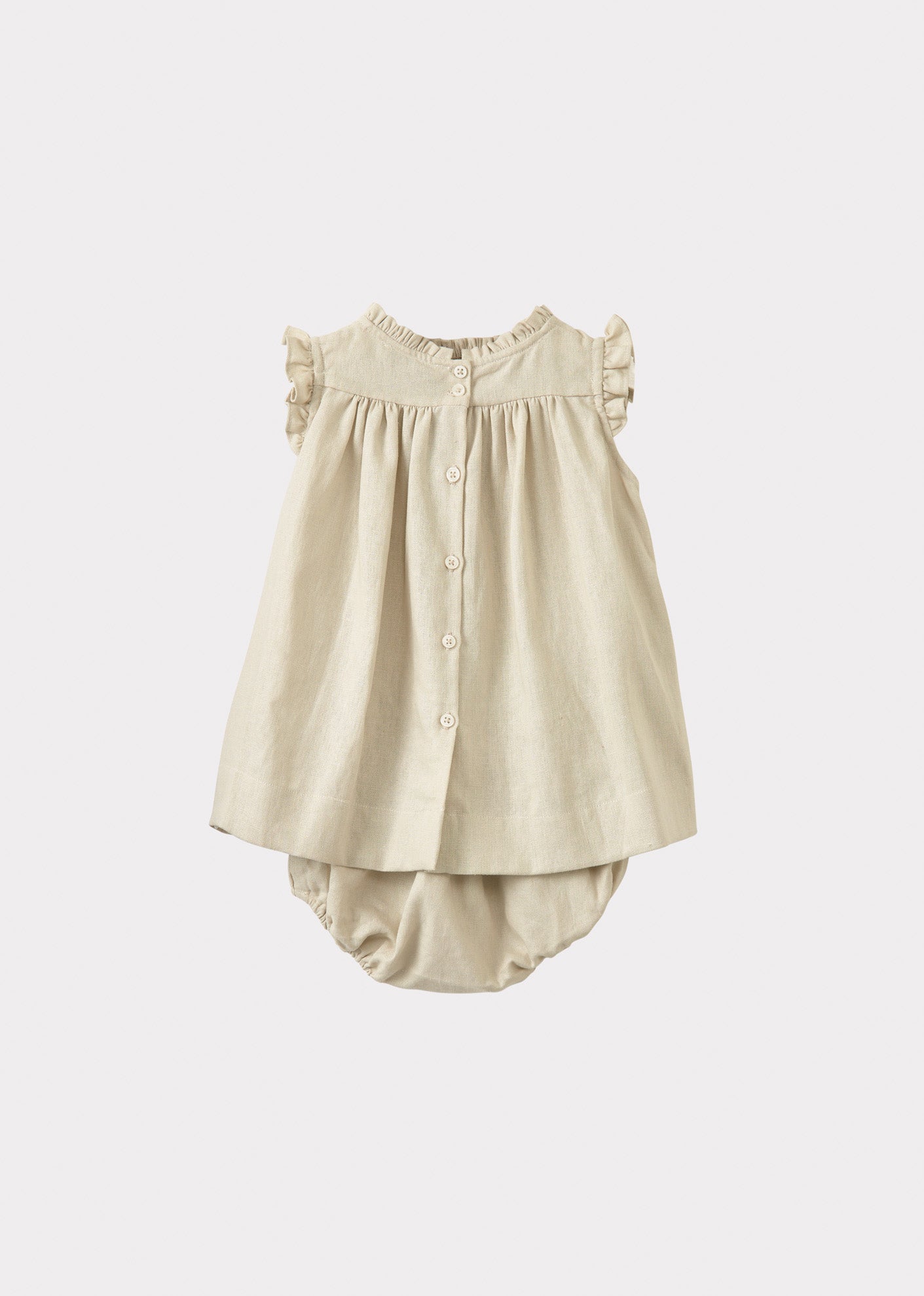 MORINGA BABY DRESS - BEIGE