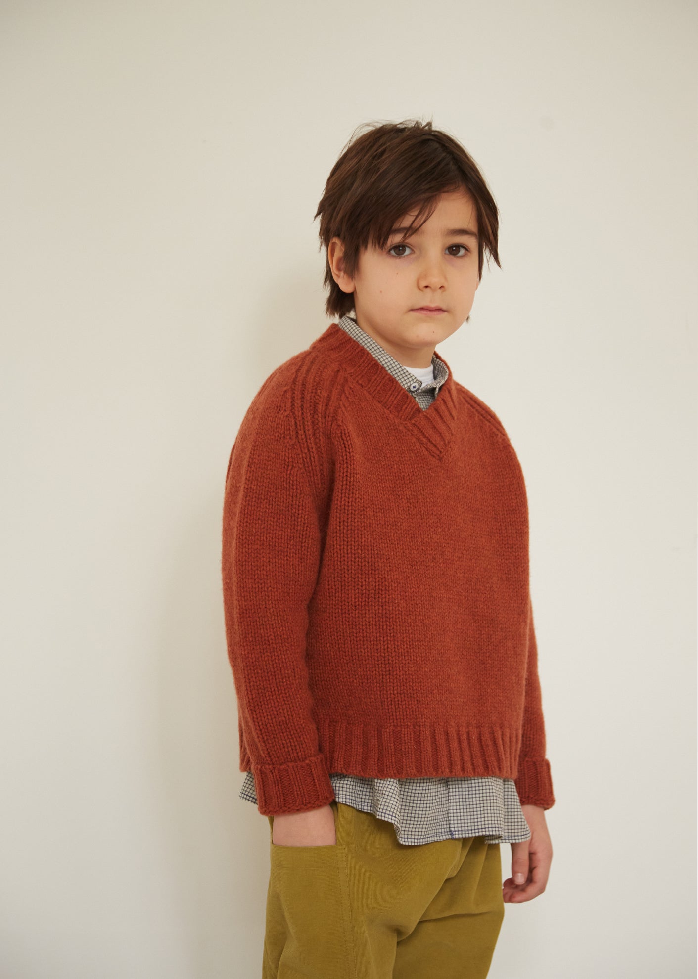 MULU KIDS JUMPER - FIRED CLAY 1