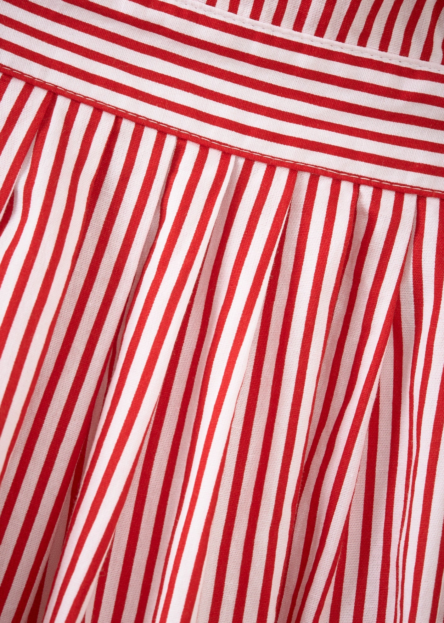 PEPPERMINT DRESS  - RED STRIPE