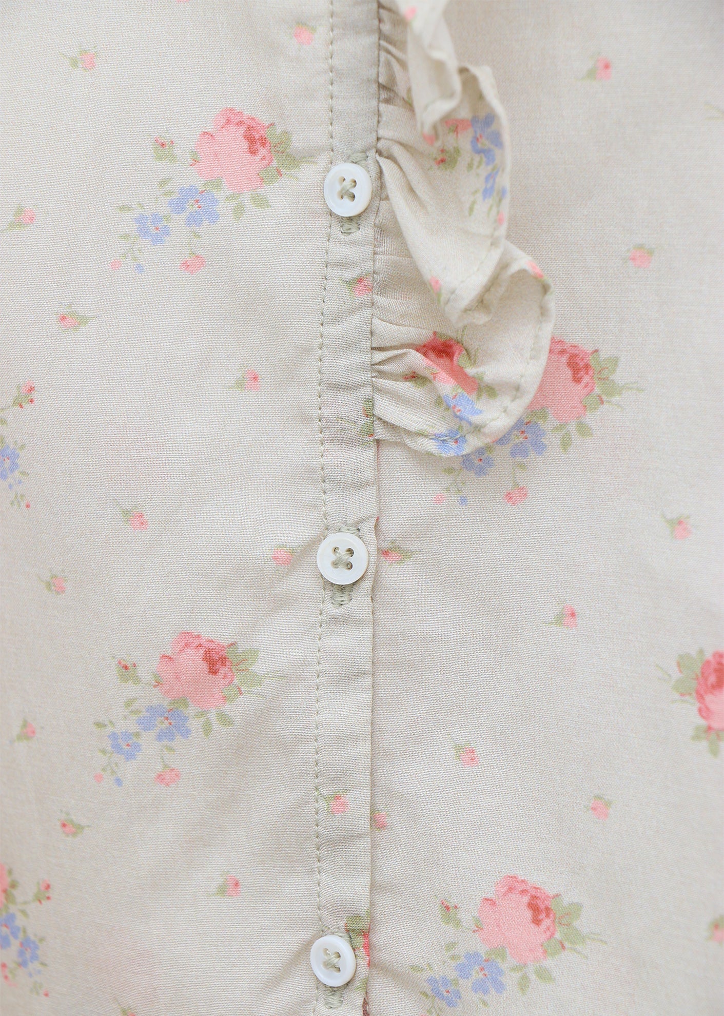 CAULIFLOWER BLOUSE - ROSE BOUQUET