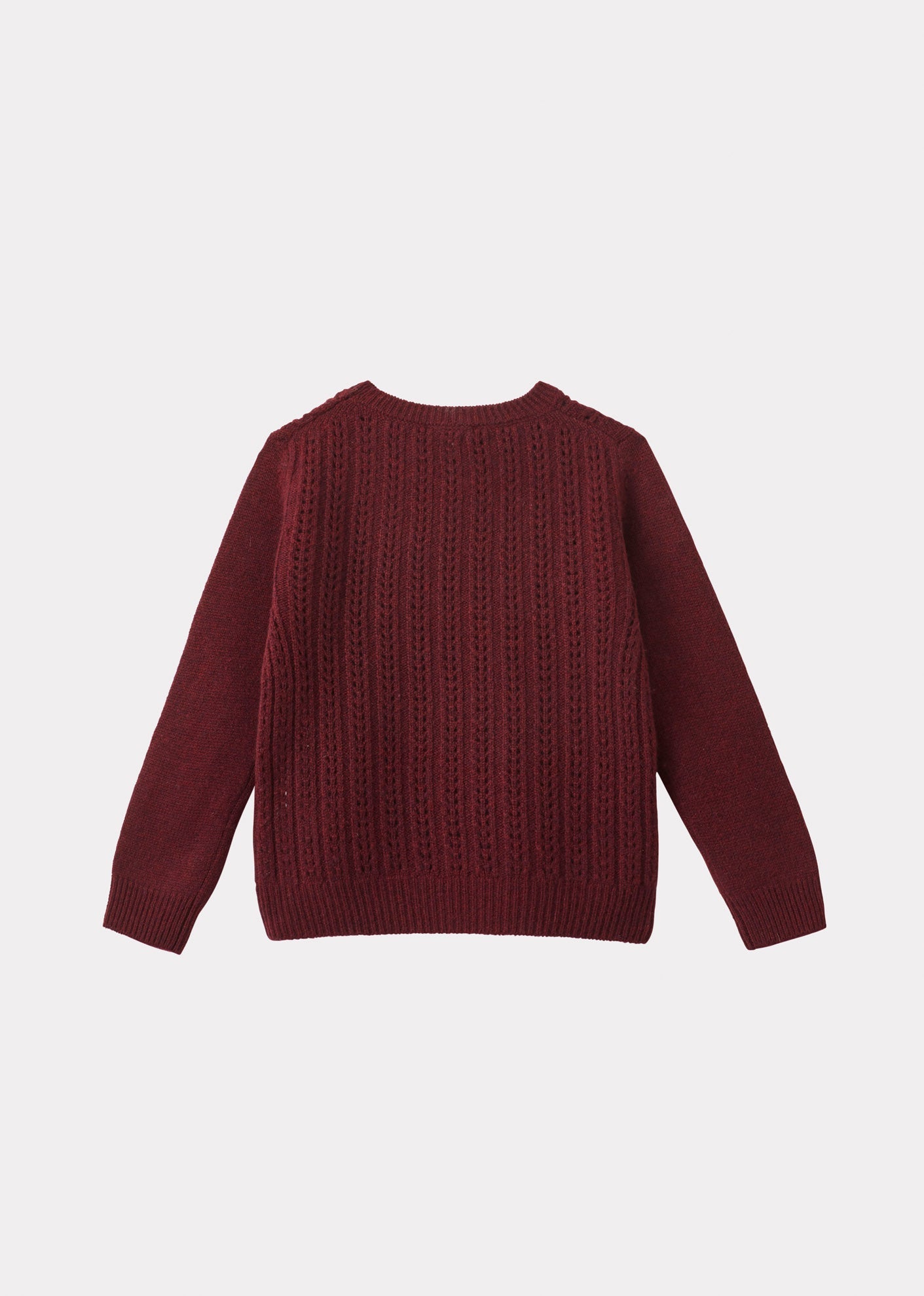 RUBY KIDS JUMPER - BURGUNDY 2