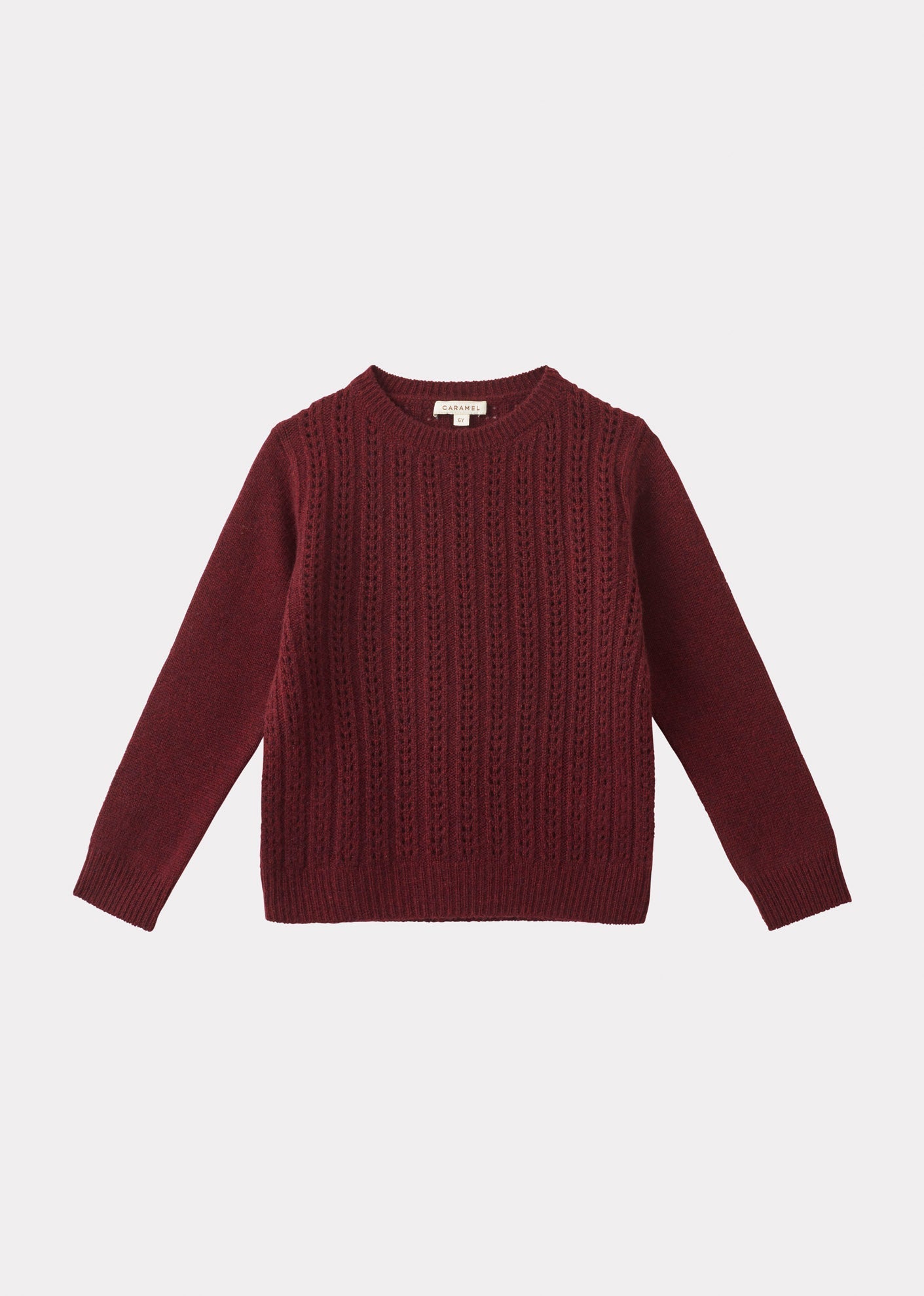 RUBY KIDS JUMPER - BURGUNDY 1