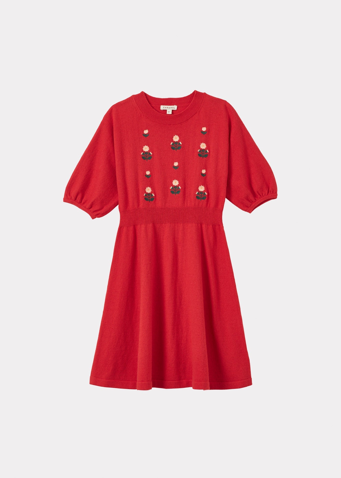 SOYBEAN DRESS - TOMATO