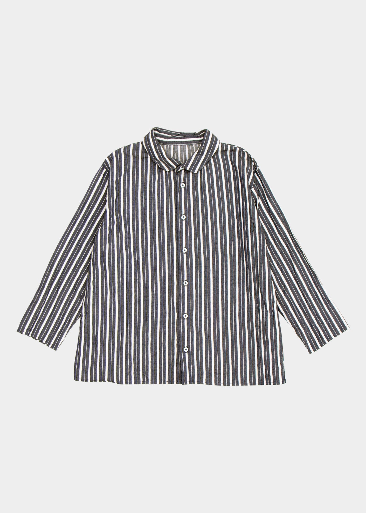 ALOE KIDS SHIRT - GREY STRIPE