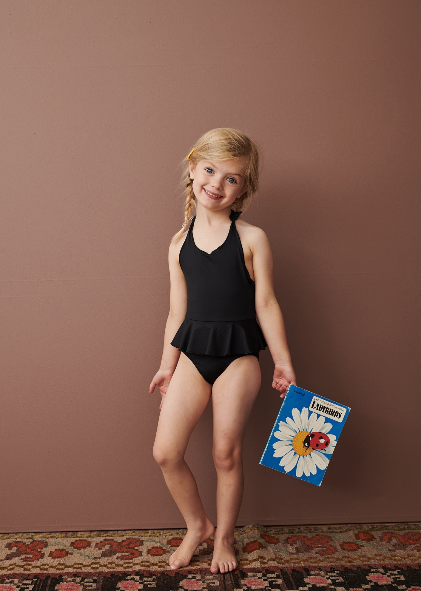 ASPARAGUS SWIMSUIT - BLACK