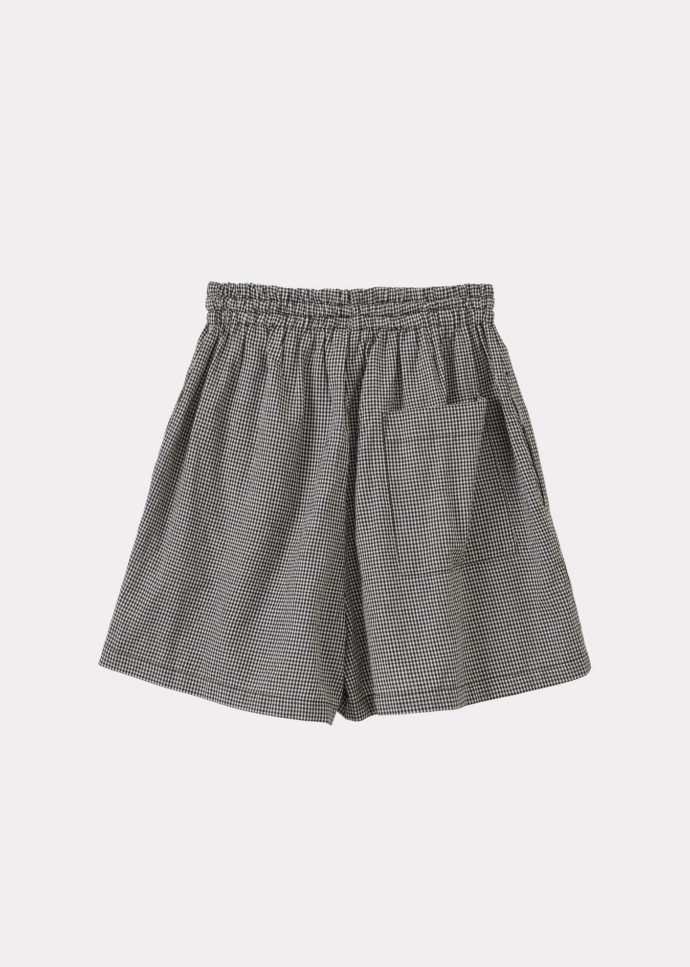 TENNIS SHORTS - BLACK/WHITE CHECK