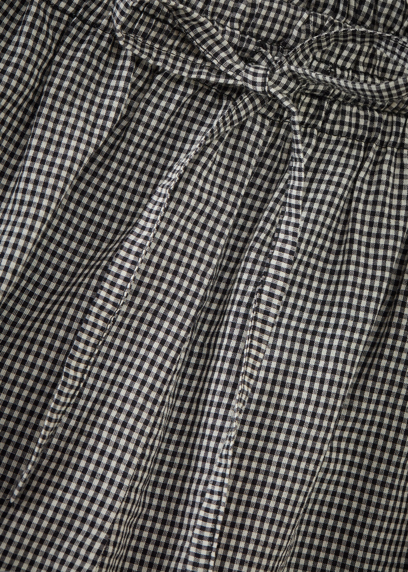 TENNIS SHORTS - BLACK/WHITE CHECK