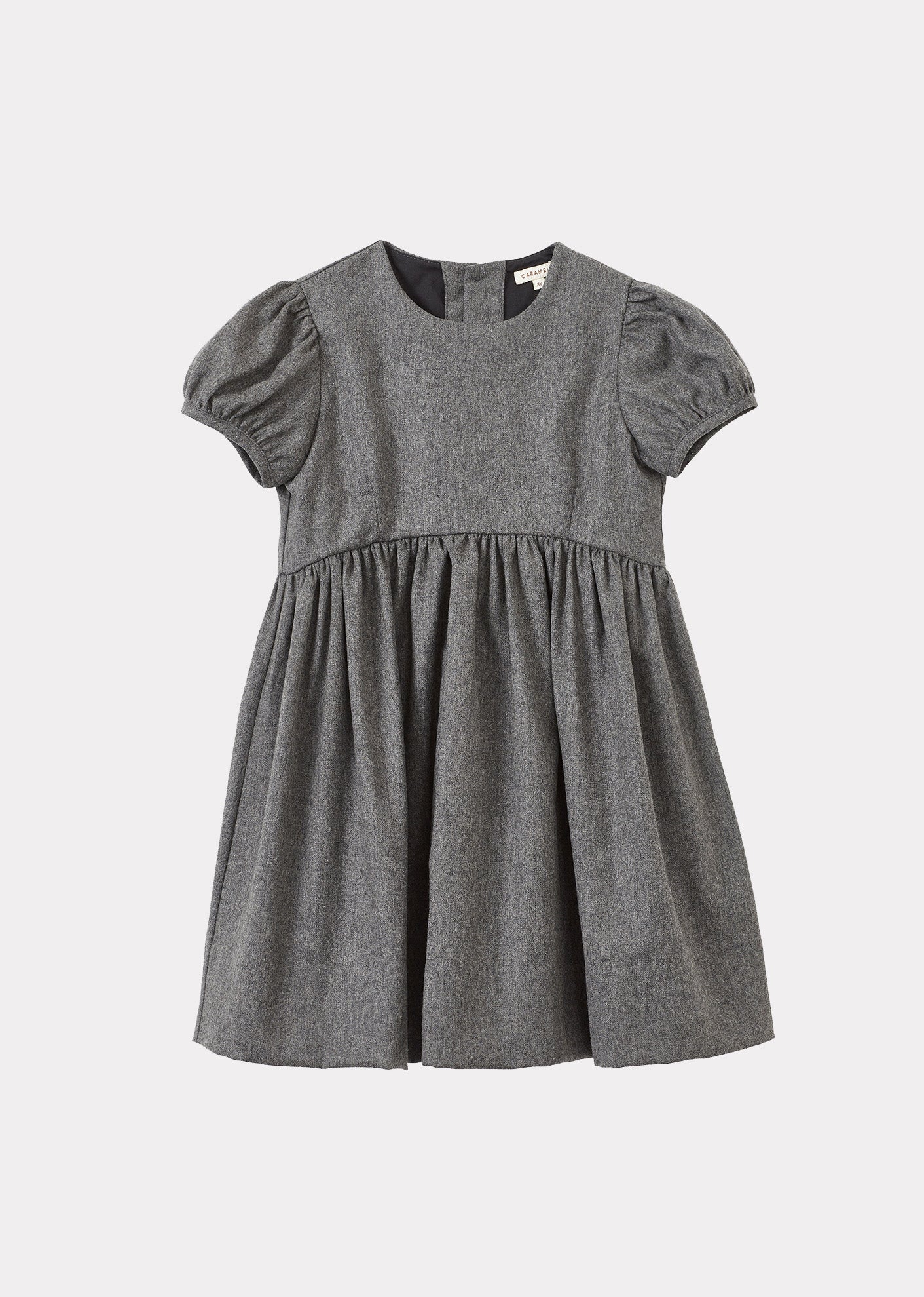 BOGDA GIRL DRESS - CHARCOAL MELANGE