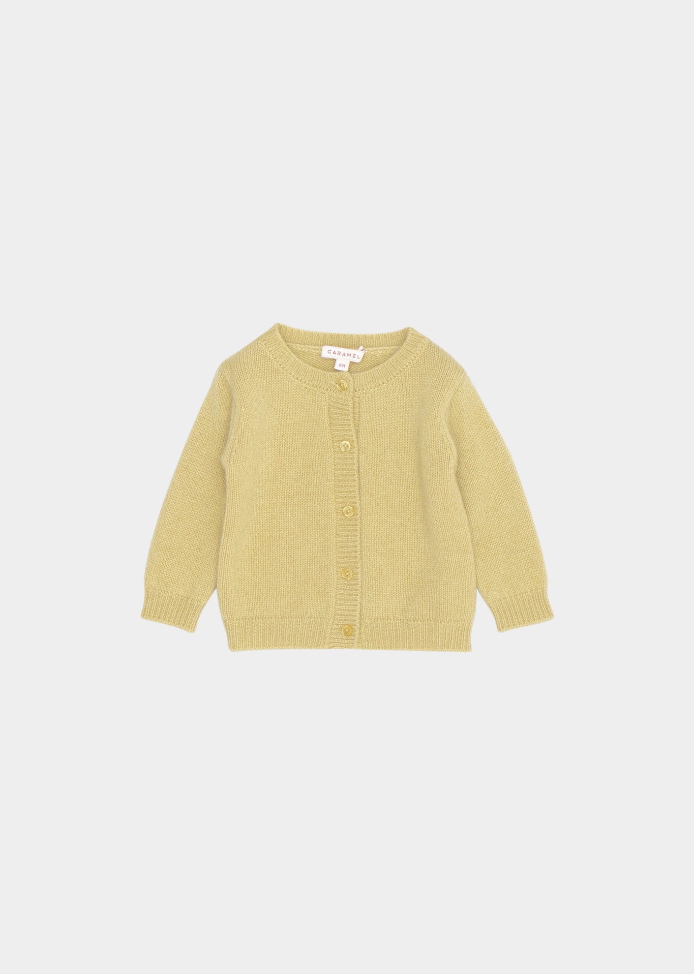 GADWELL BABY CARDIGAN - GOLDEN GREEN