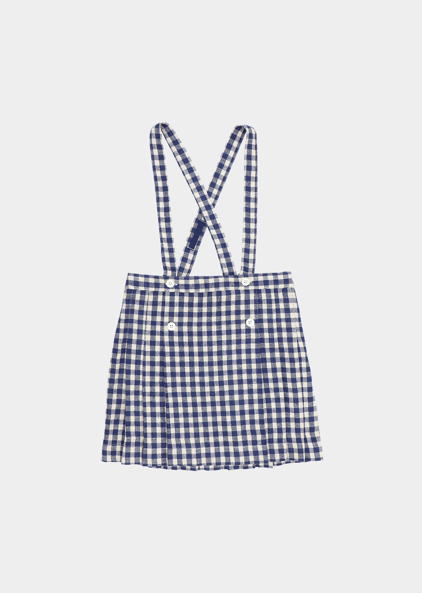 HEDERA SKIRT - NAVY CHECK