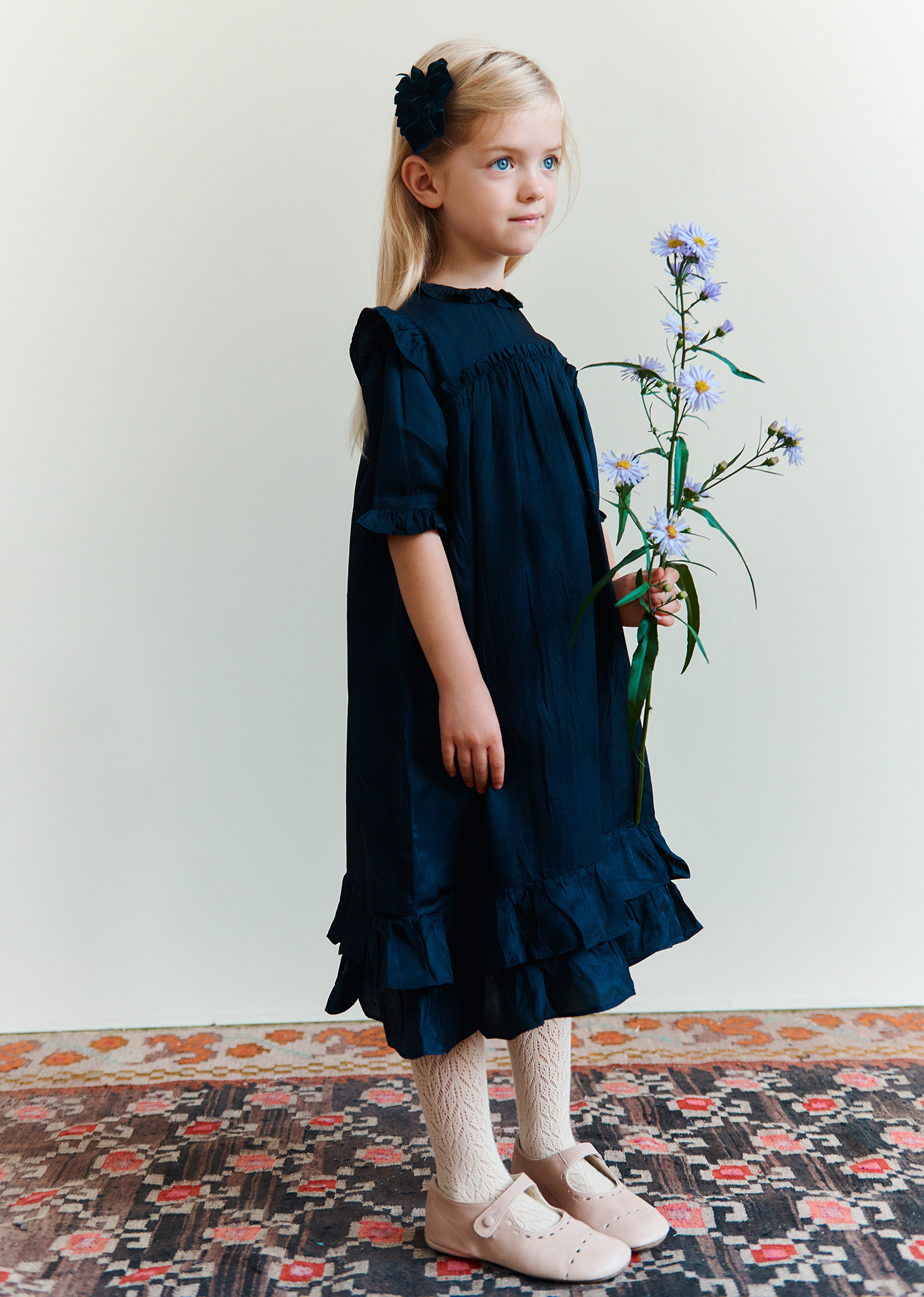 HELIOS PARTY DRESS - NAVY