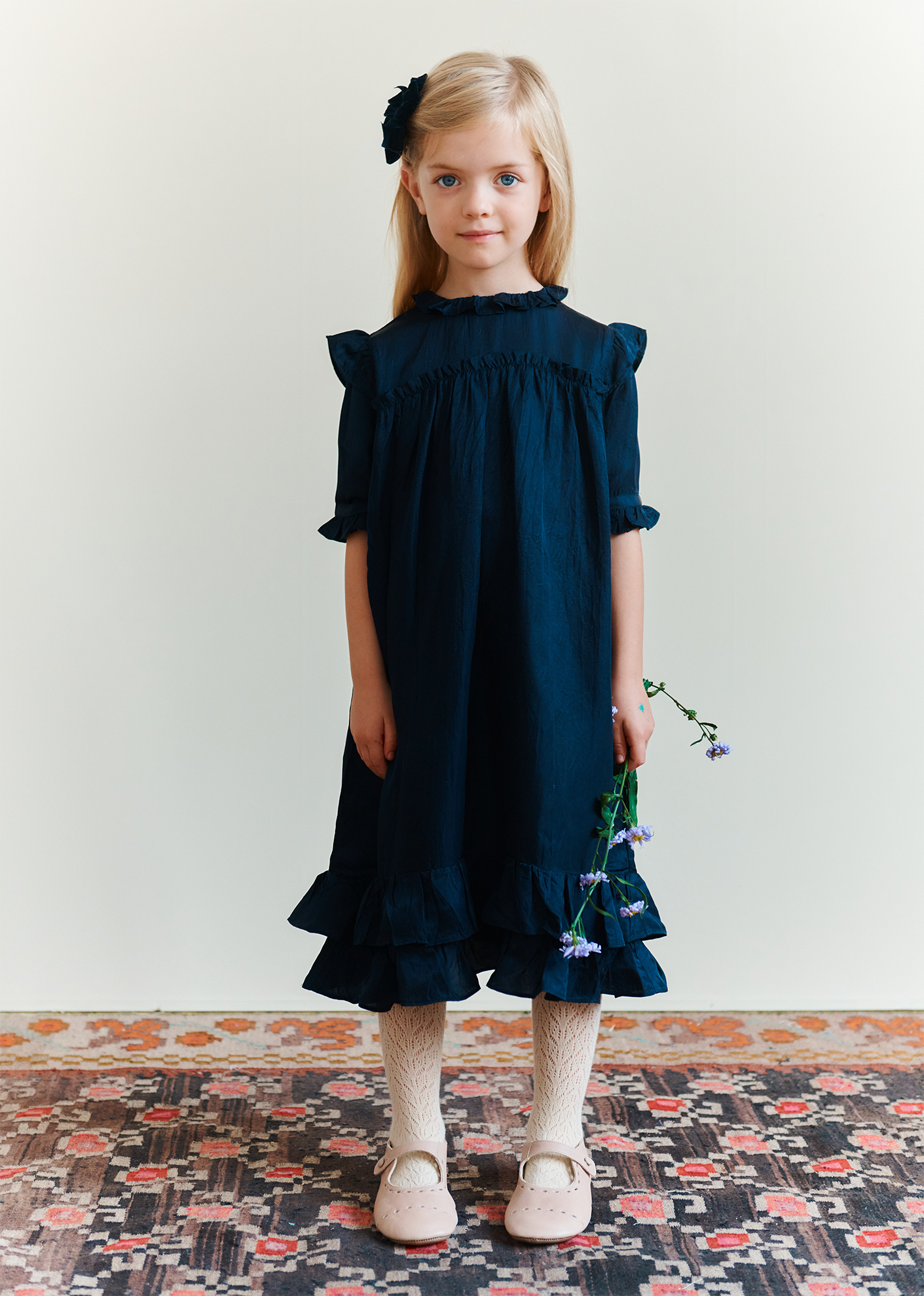 HELIOS PARTY DRESS - NAVY