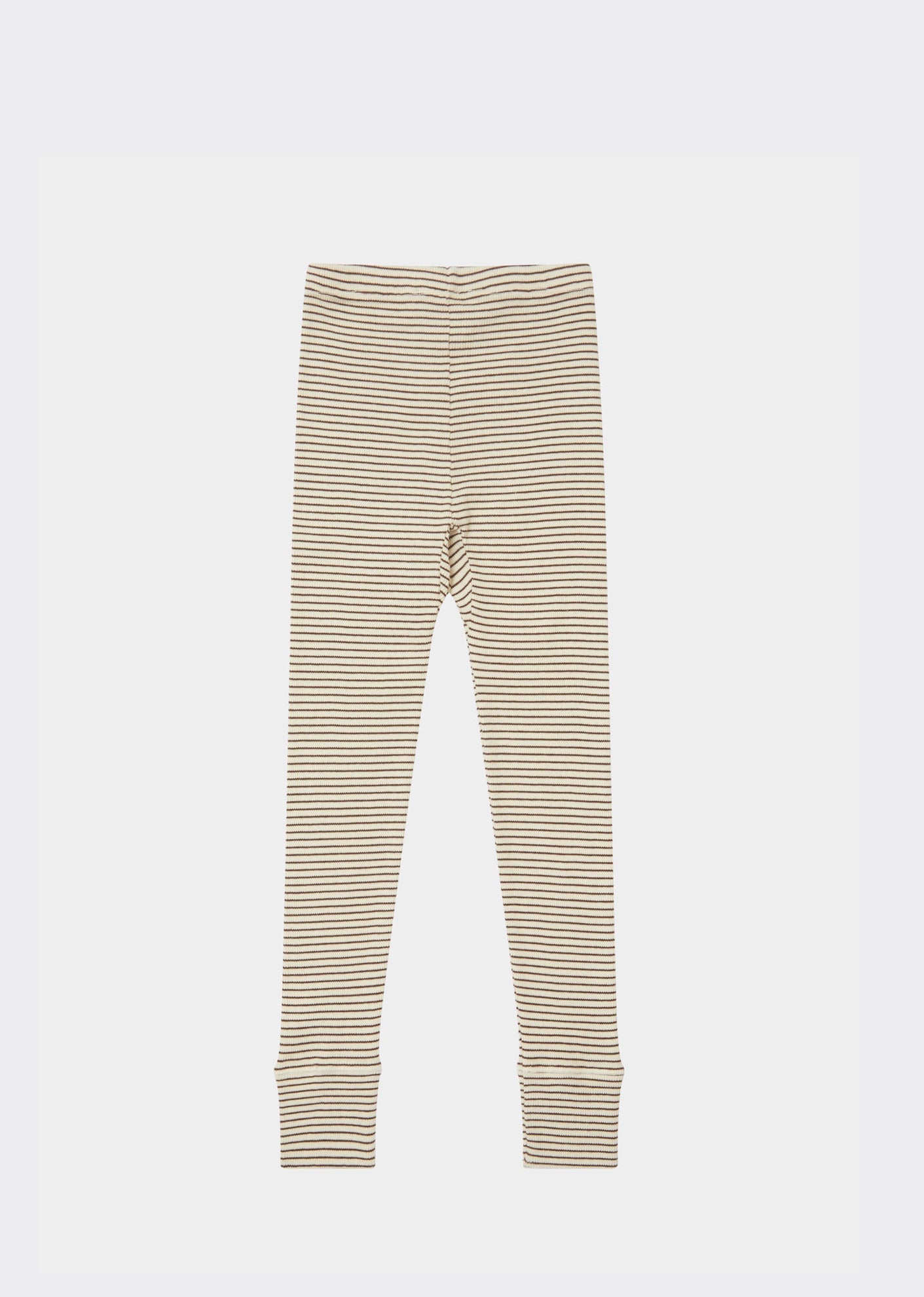 JUDD LEGGINGS - CREAM/CHOCOLATE STRIPE