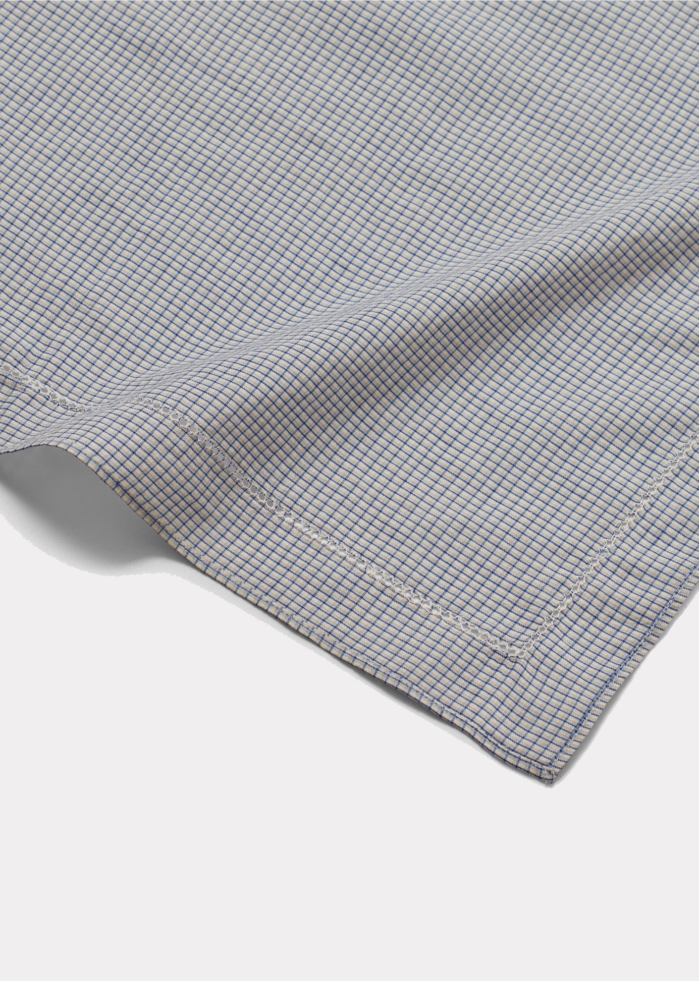 WOVEN PLACEMAT - NAVY MCROCHECK