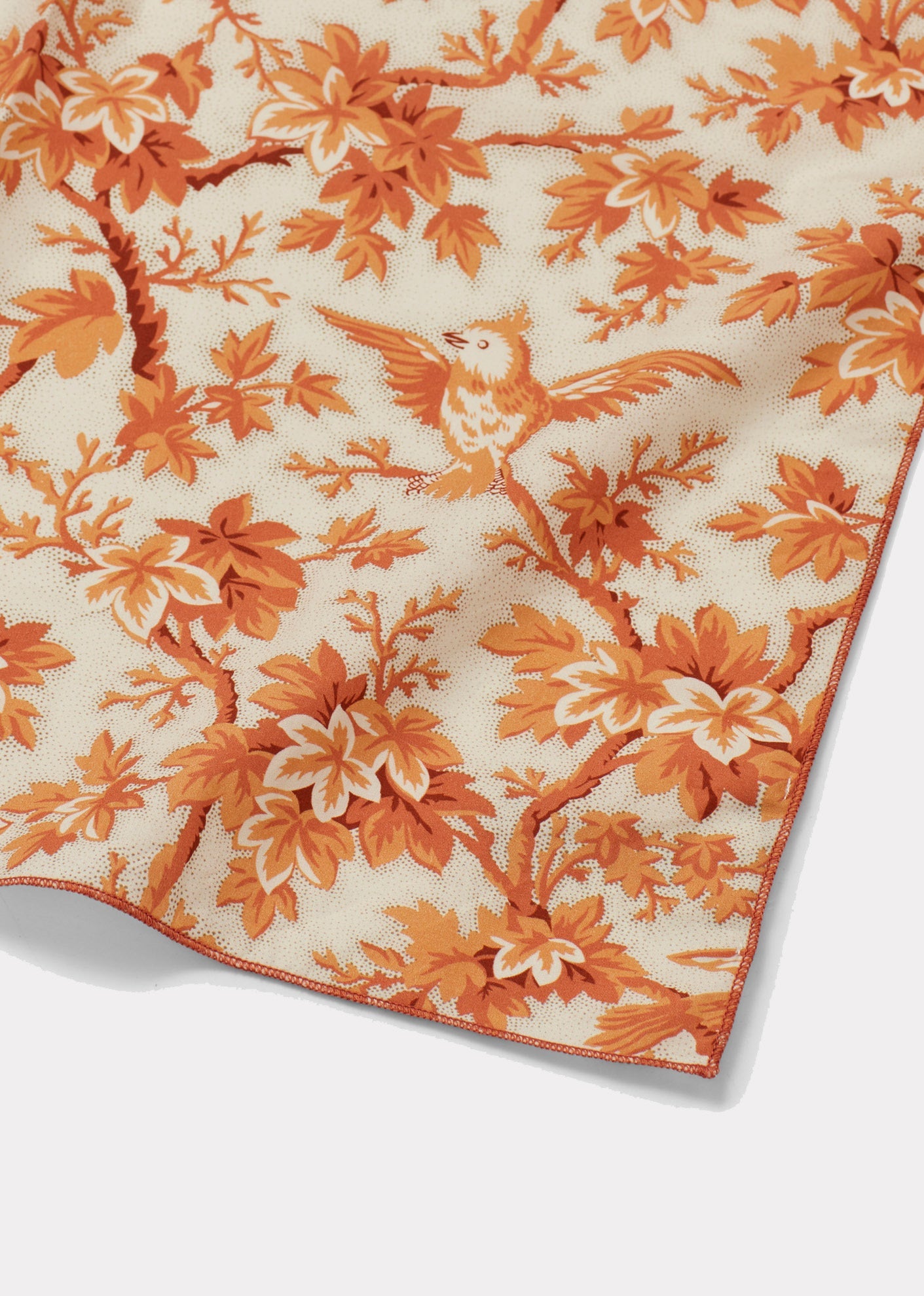 WOVEN NAPKIN SET (X4) - ORANGE TREE TOP PRINT