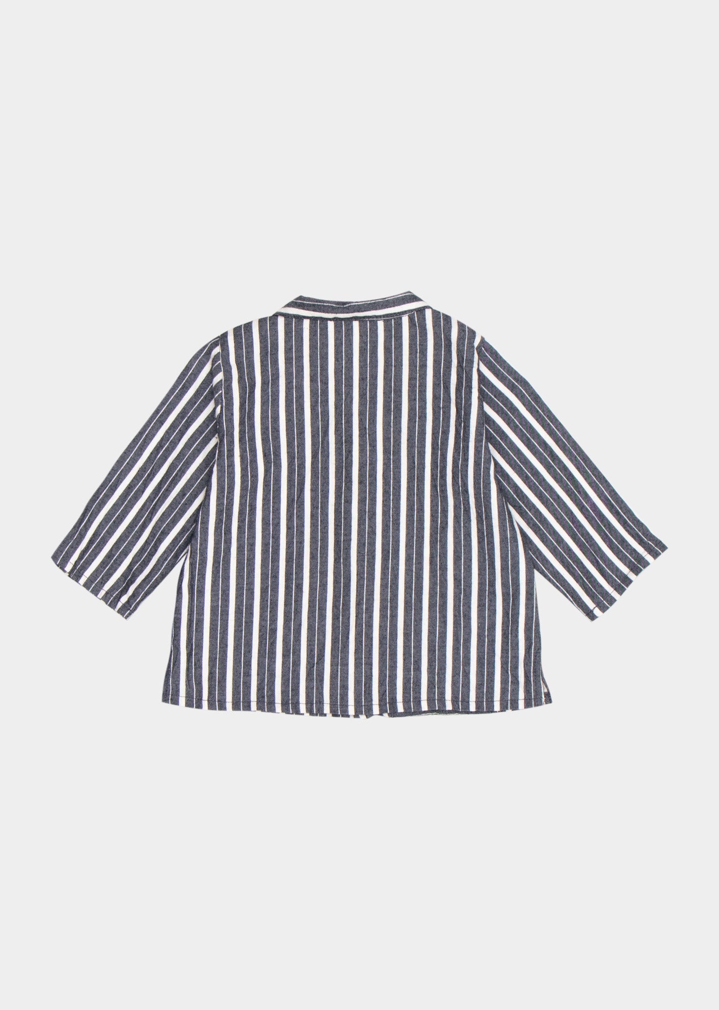 PIPER BABY SHIRT - GREY STRIPE