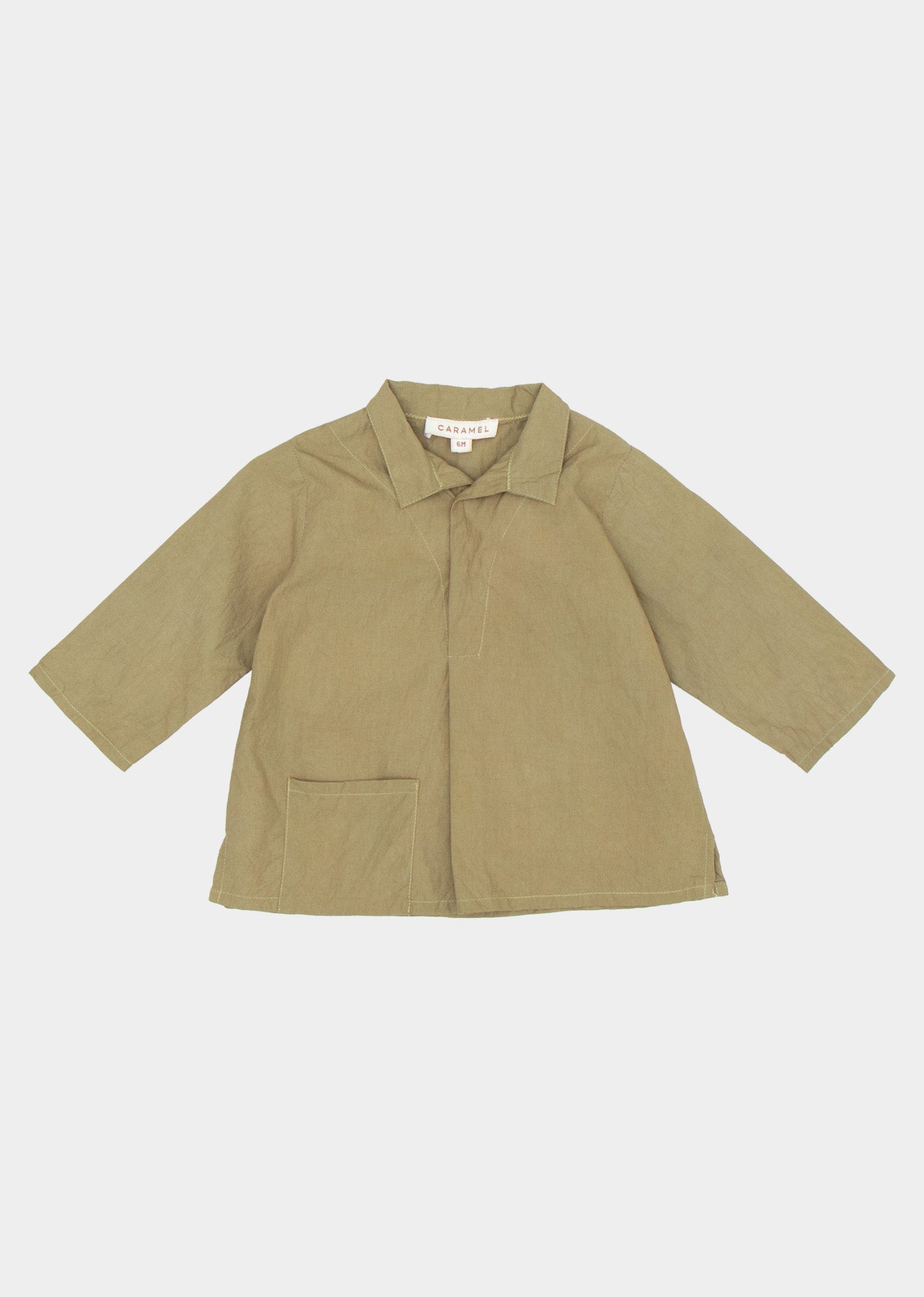 PIPER BABY SHIRT - LIGHT KHAKI