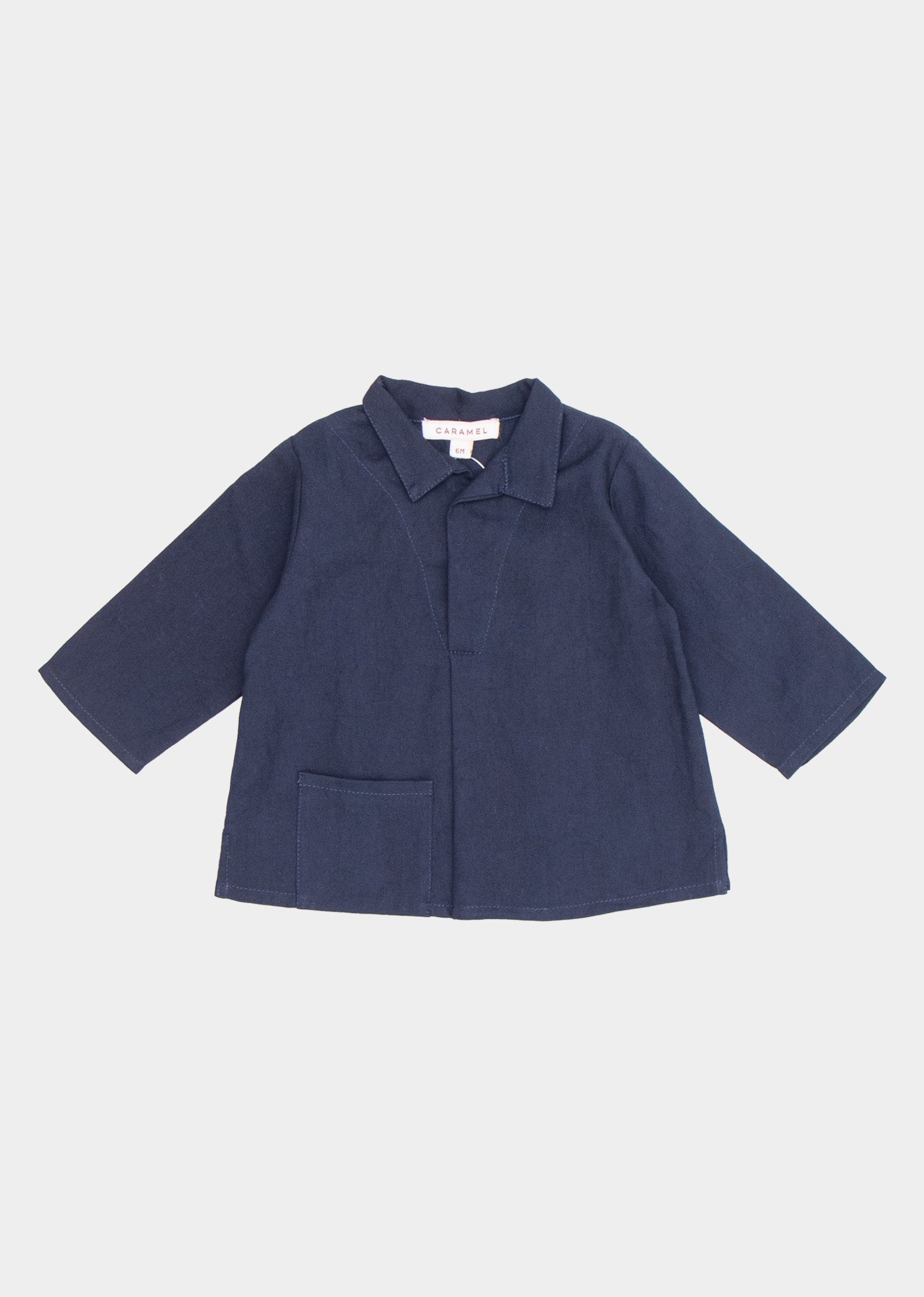 PIPER BABY SHIRT - DARK NAVY