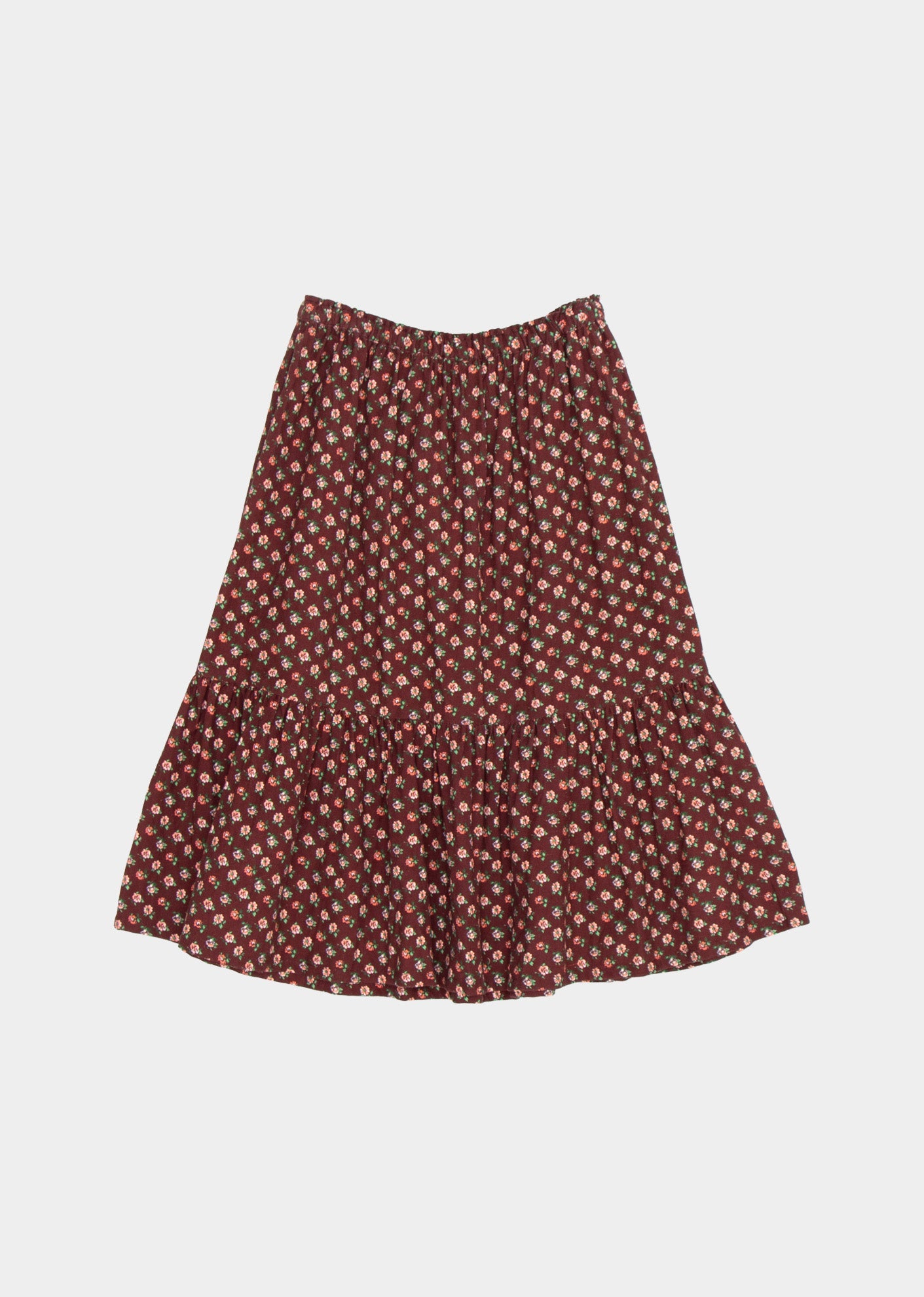 SIULA GIRL SKIRT - CHOCOLATE FLORAL