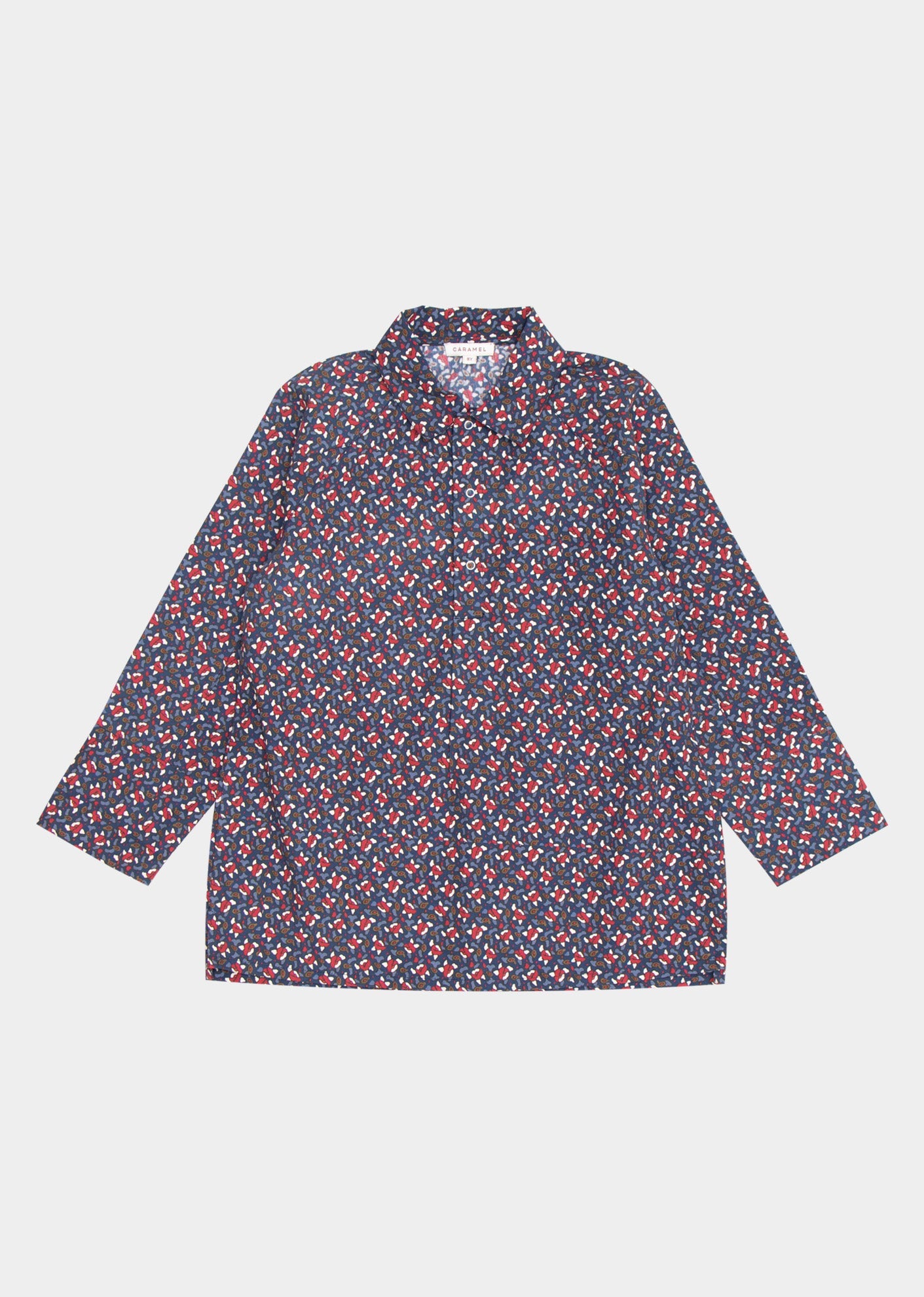 TAYLOR KIDS TUNIC - NAVY SEED PRINT