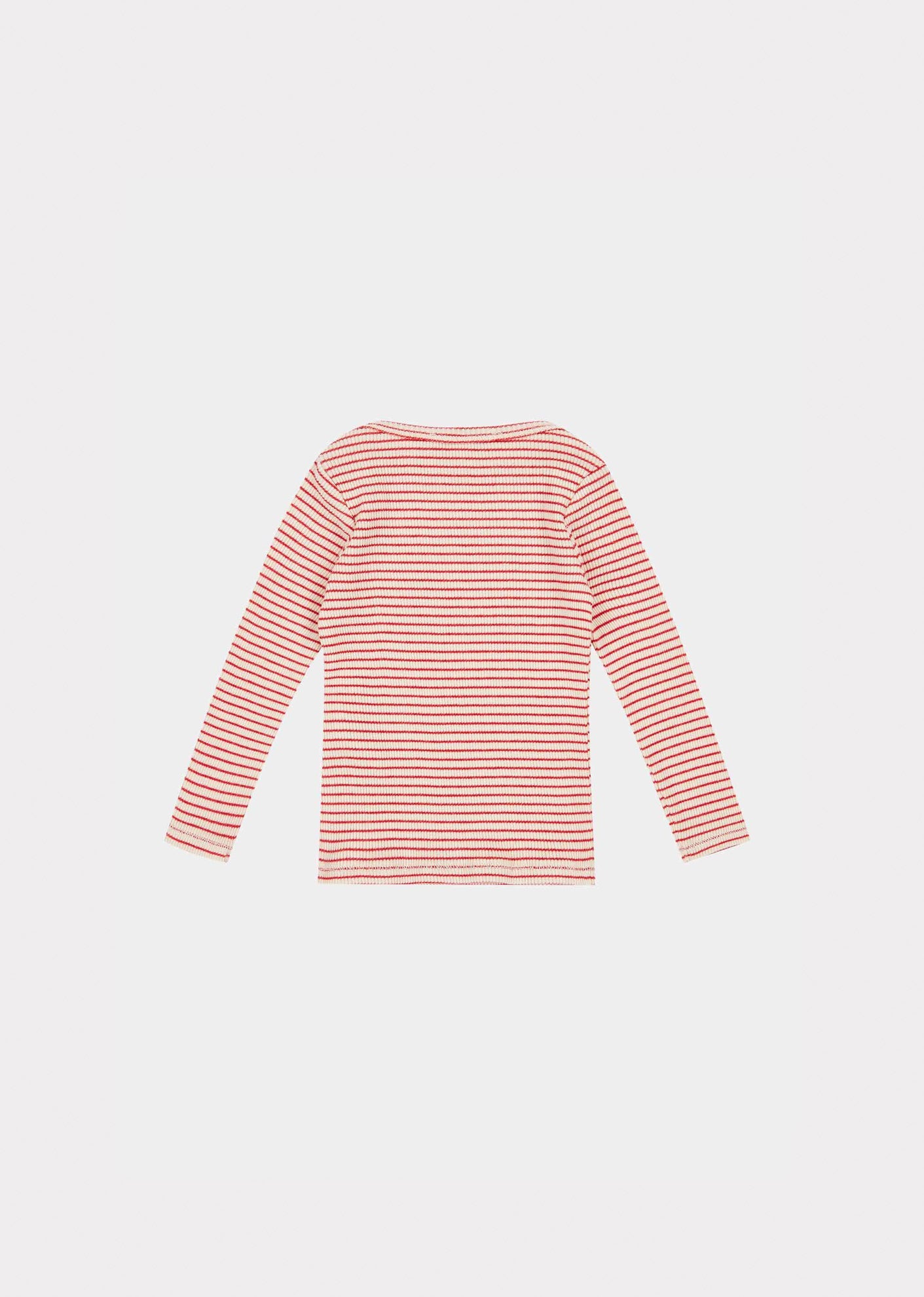 KISHON BABY T-SHIRT - REDCURRANT/CREAM