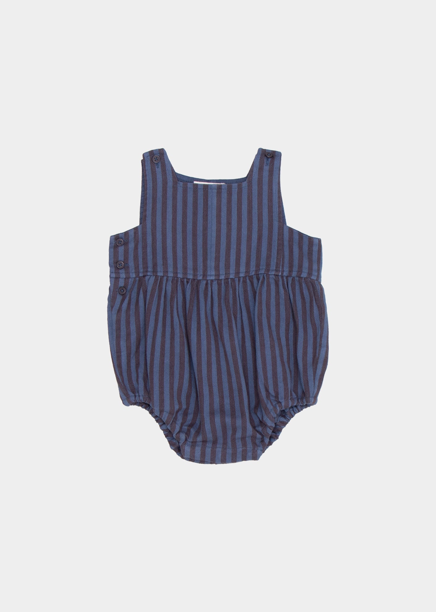 WINDSOR BABY ROMPER - STORM BLUE STRIPE