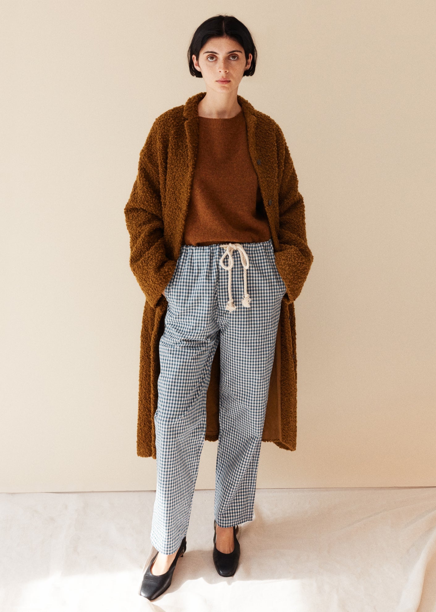 Caramel | Judo Trousers, Blue Check