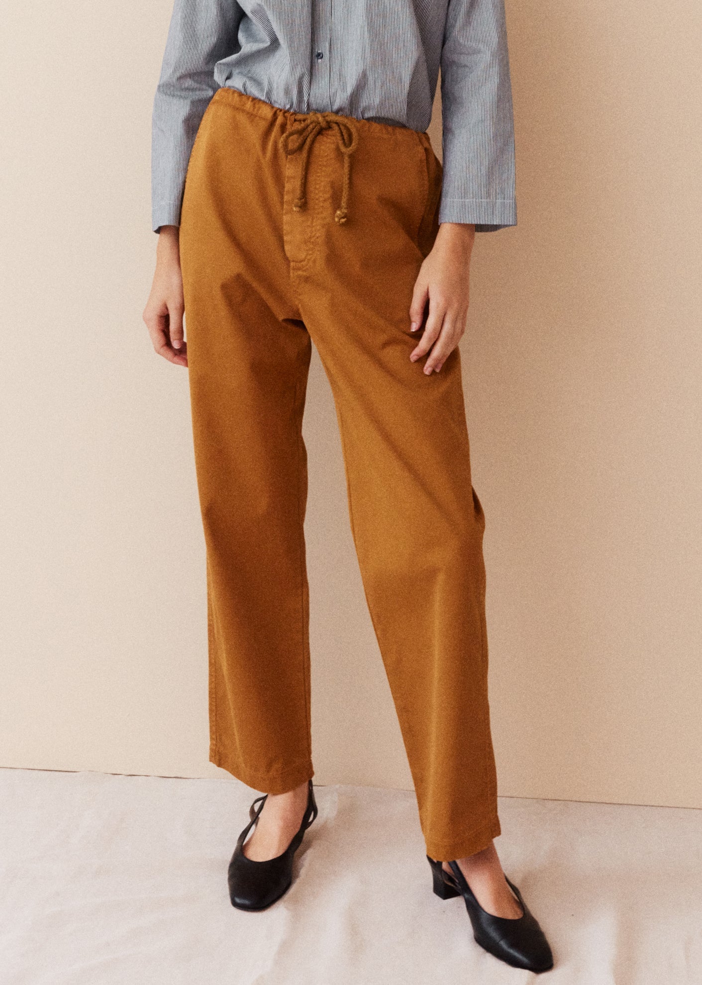 Caramel | Judo Trousers, Mustard Twill