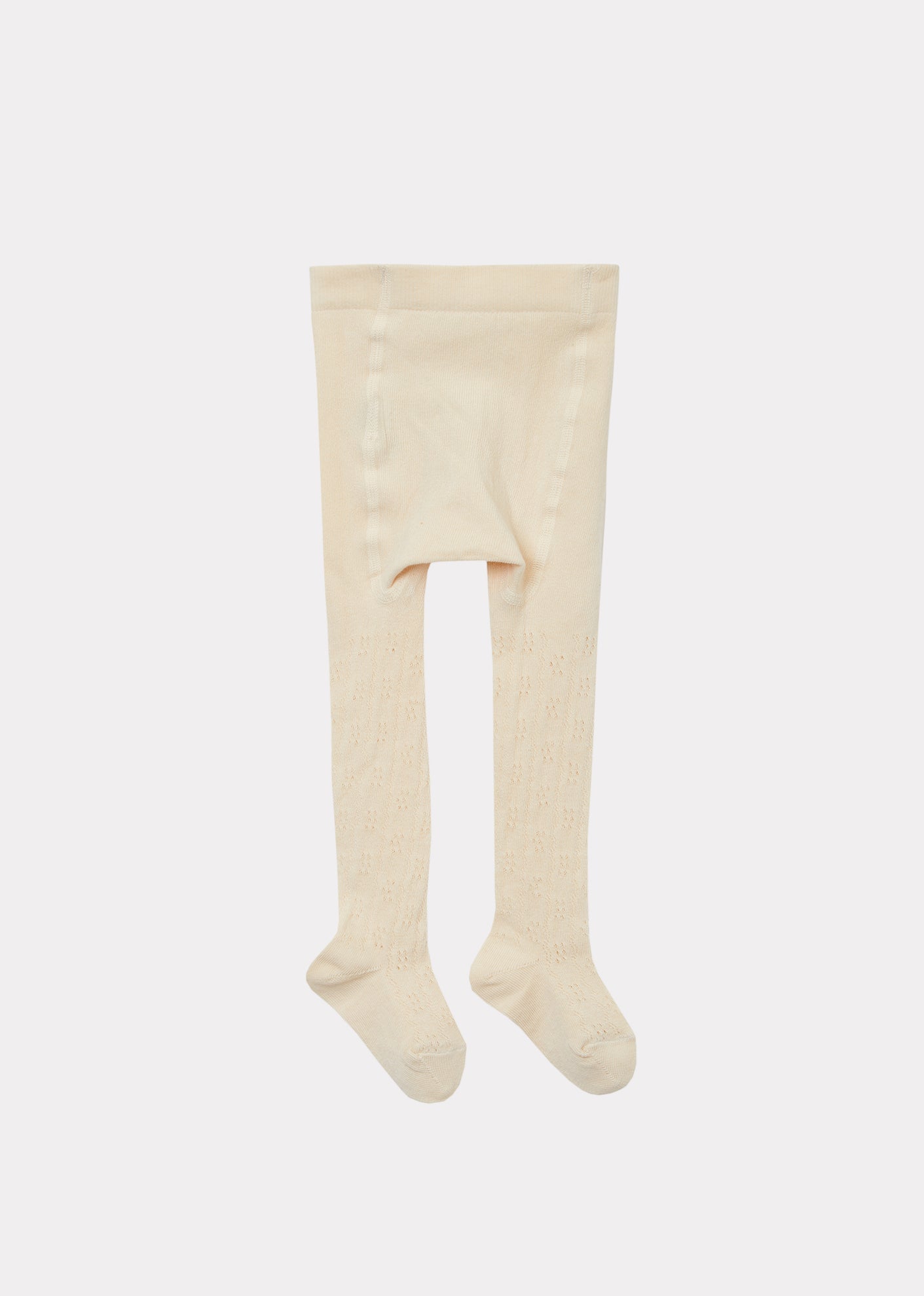 Baby Pointelle Tights, Ivoire