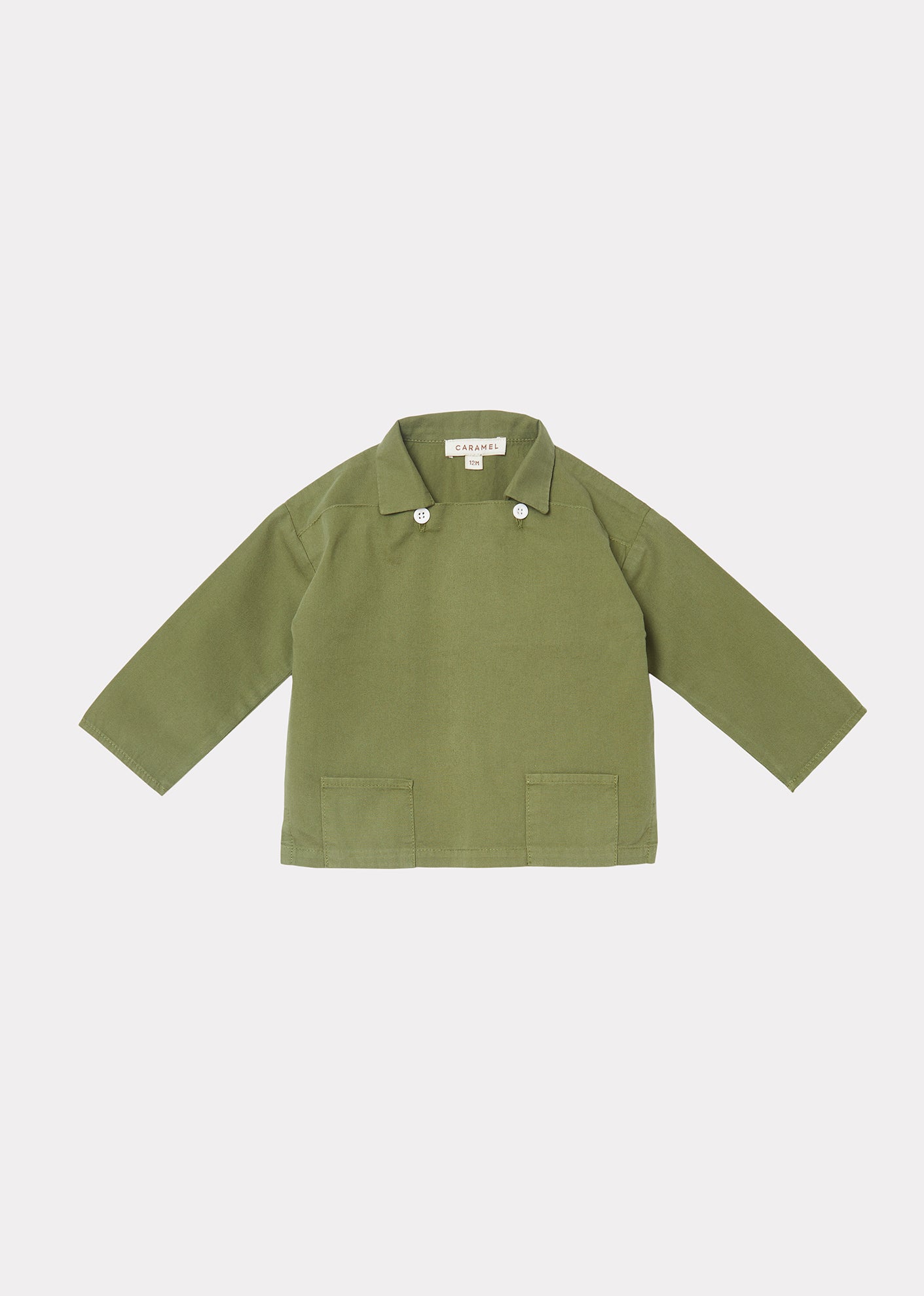 Burke Baby Shirt, Military Green