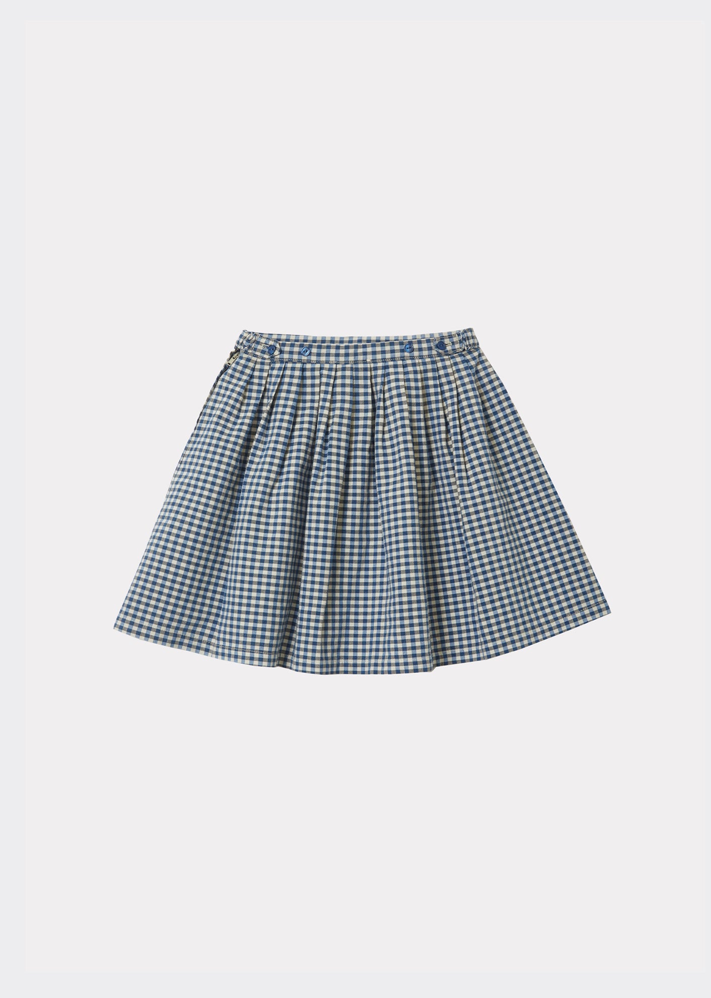 Bali Skirt, Blue Check