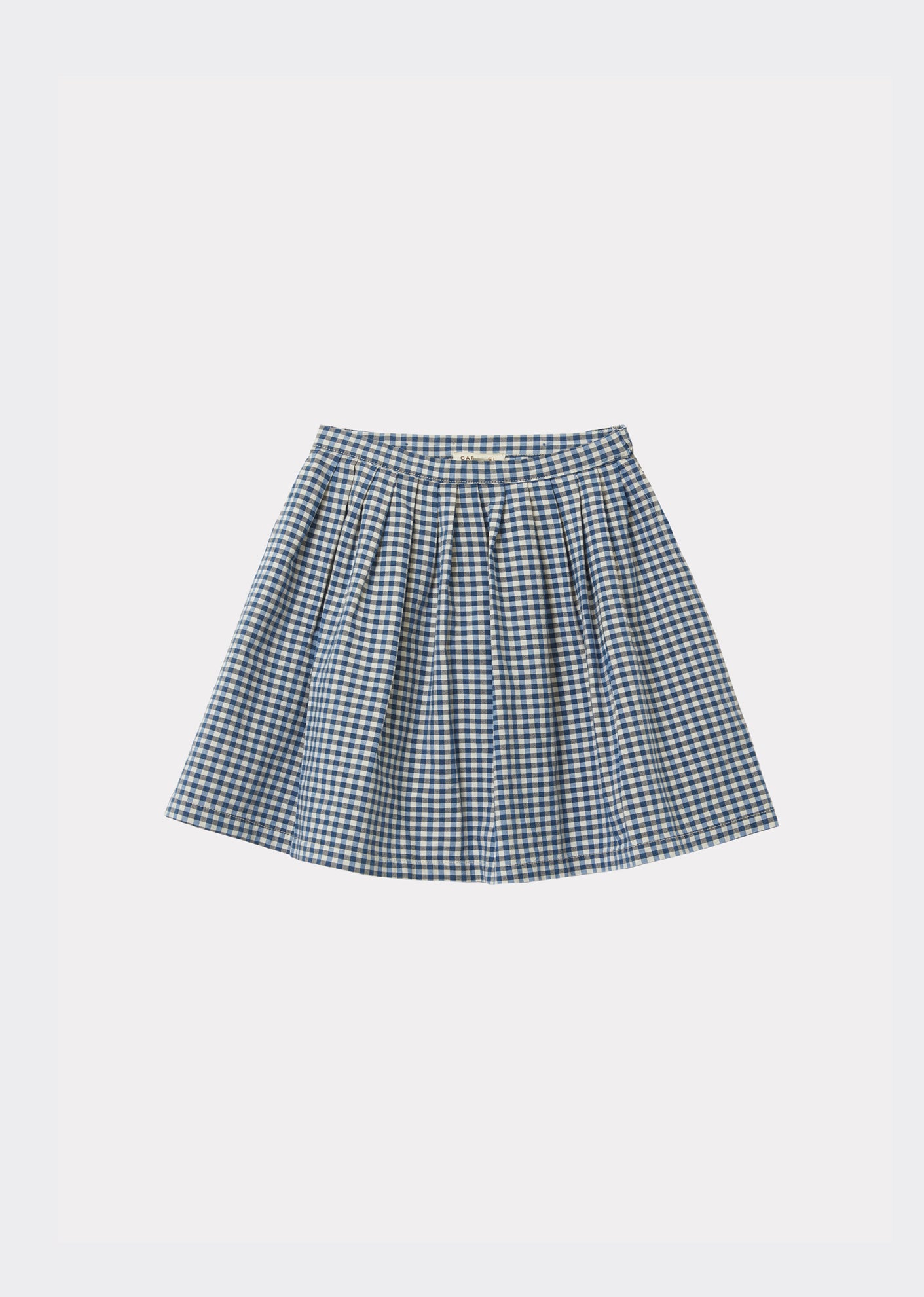 Bali Skirt, Blue Check
