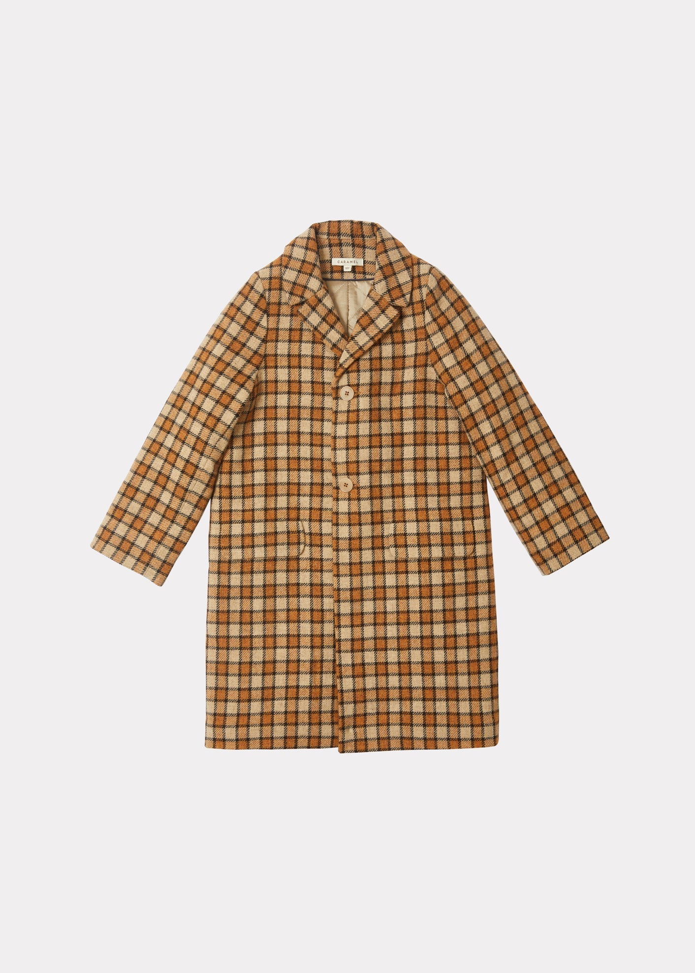 Danby Coat, Brown Check