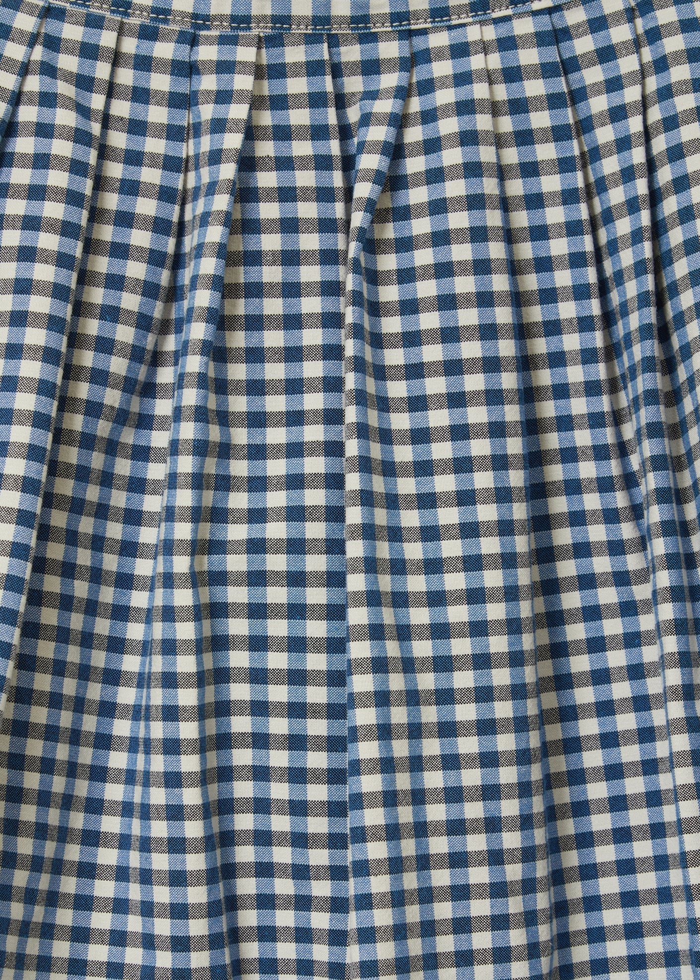 Bali Skirt, Blue Check