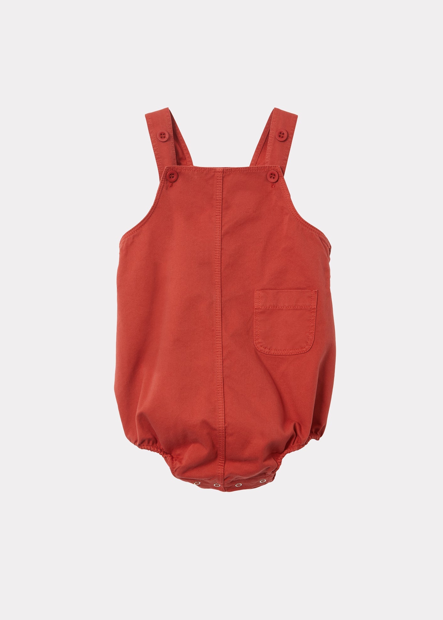 Flury Baby Romper, Punch Twill