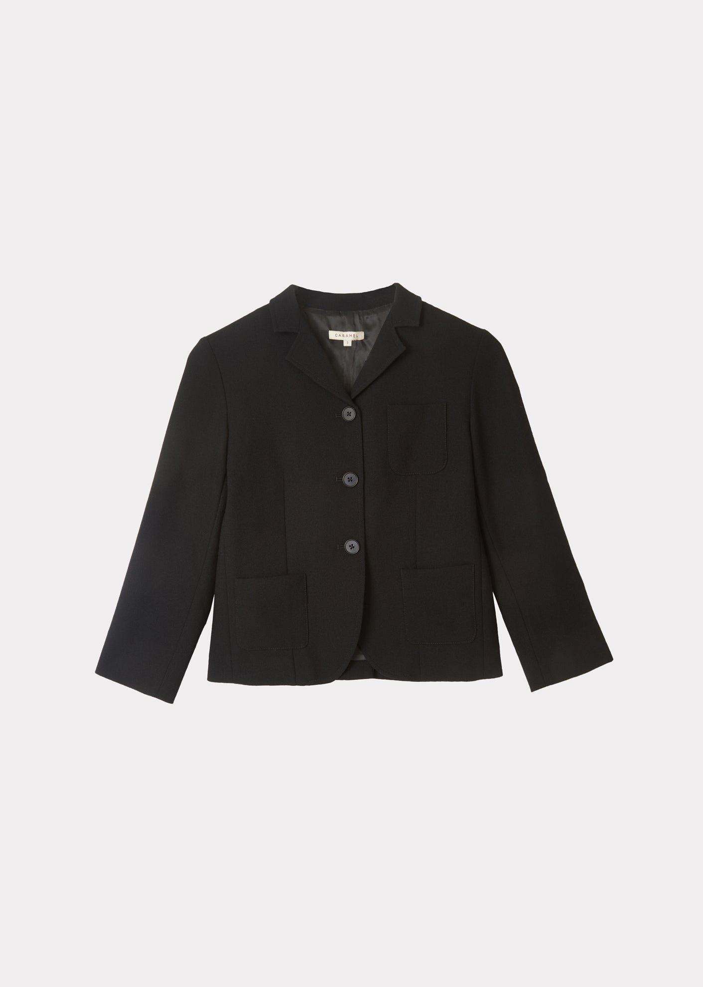 Caramel | Shrunk Jacket, Black