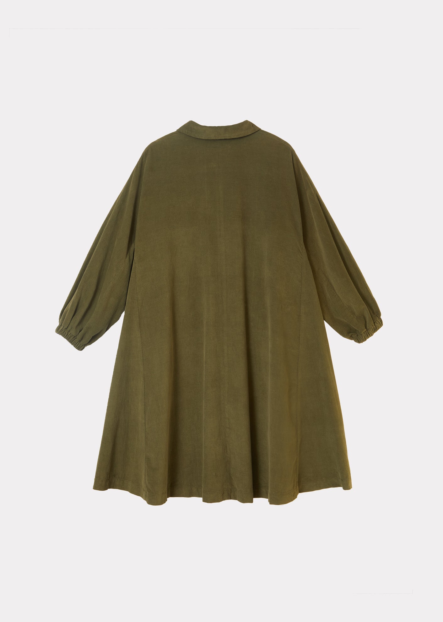 Caramel | Flared Shirt Dress, Olive