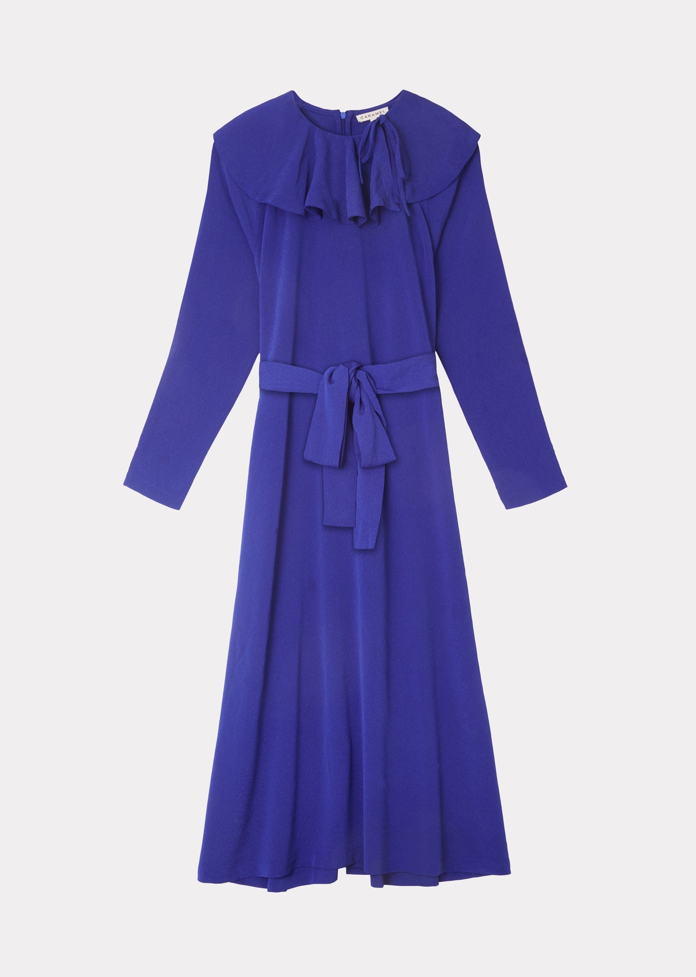 Caramel | Frill Dress, Royal Blue