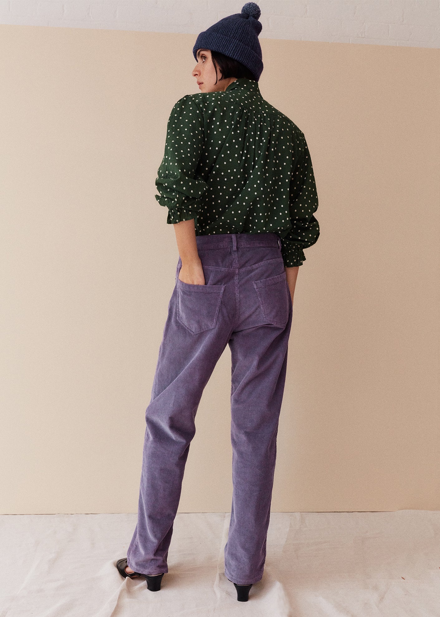 Caramel | Slim Trousers, Amethyst