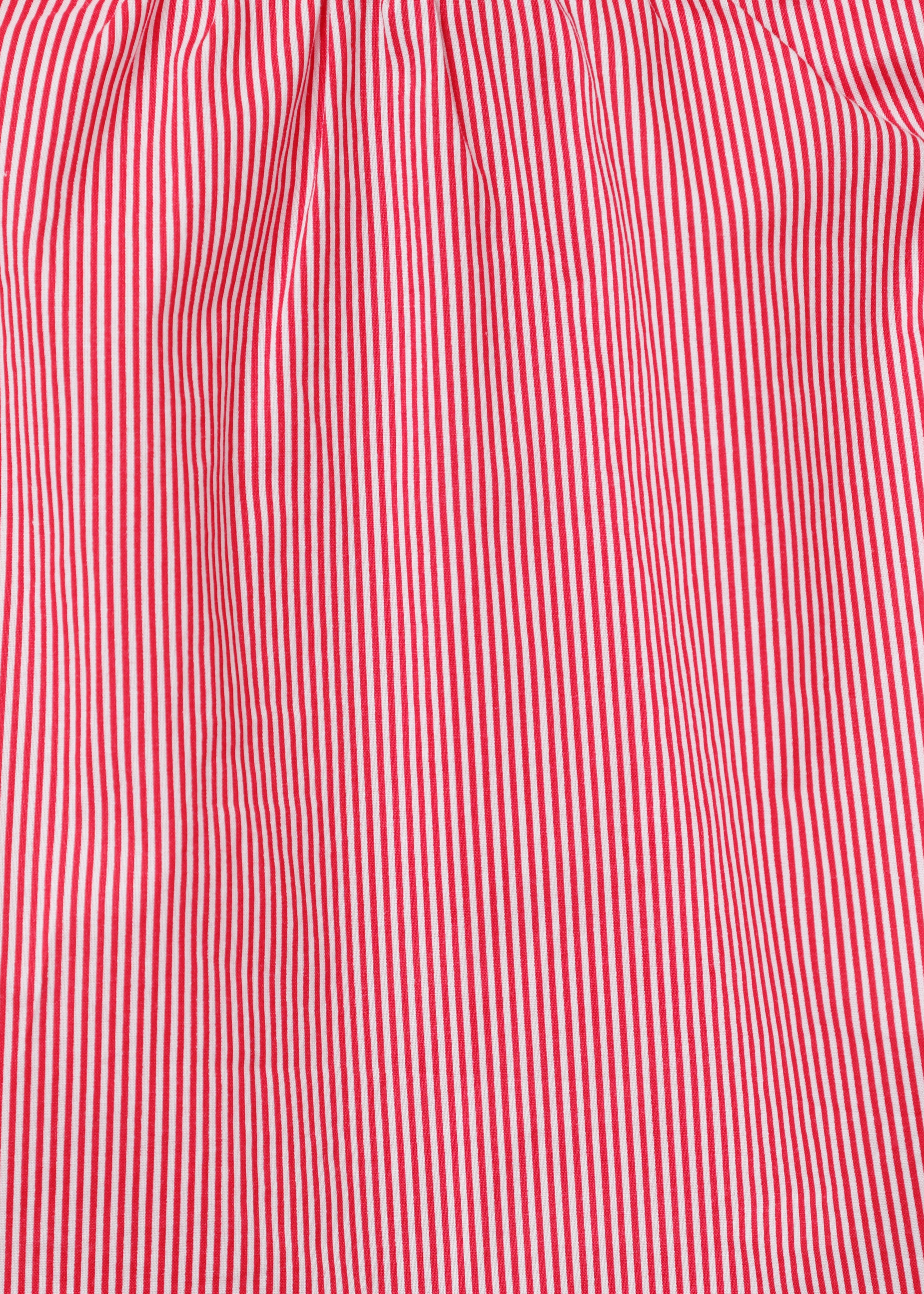 Miron Baby Blouse, Red Stripe