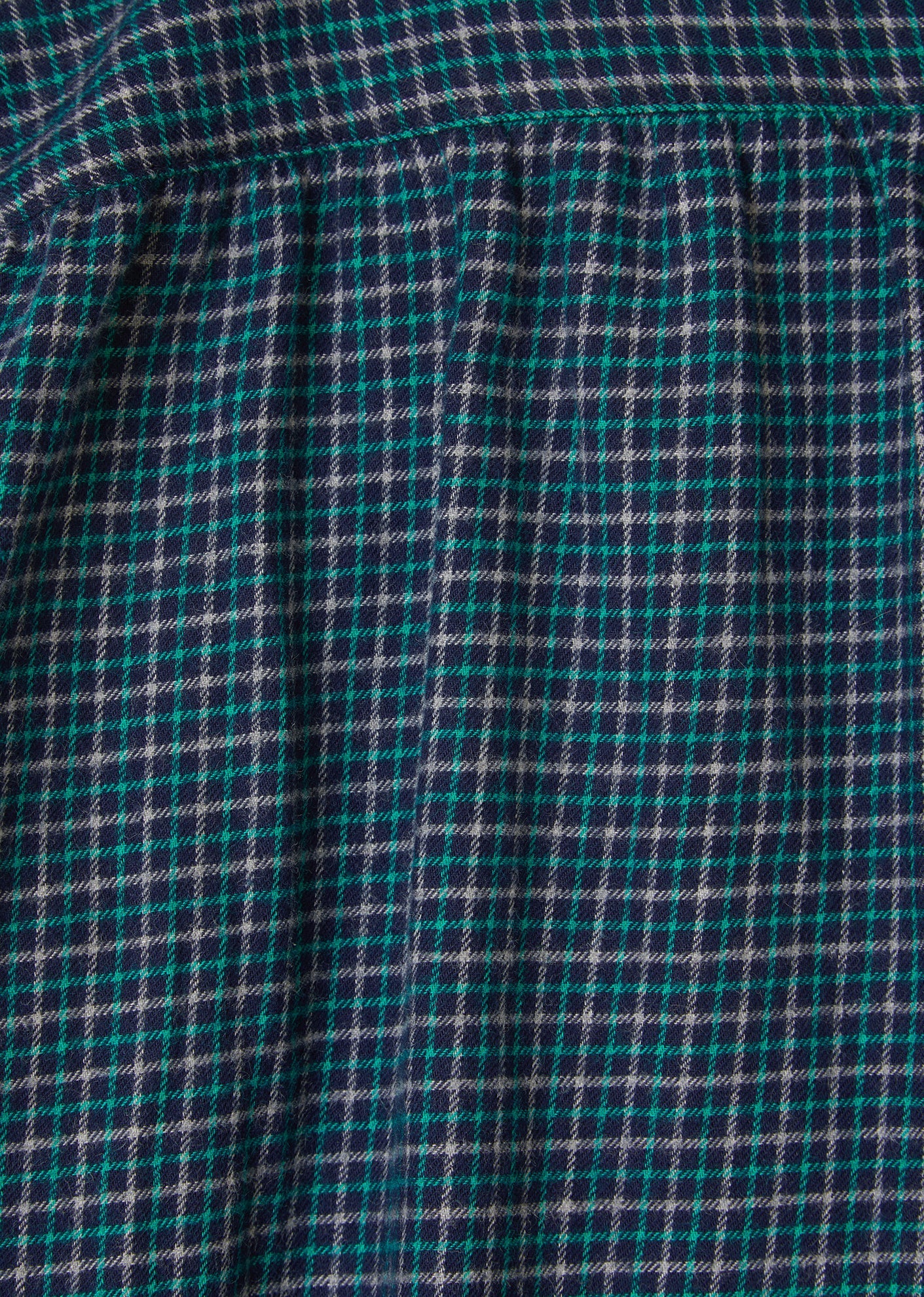 Kore Shirt, Blue Green Check