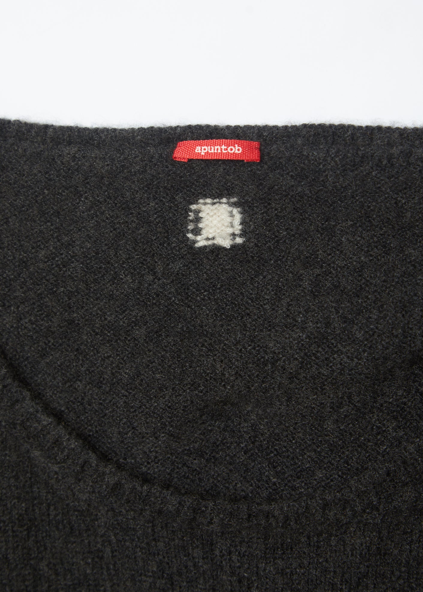 Apuntob | Boat Neck Cashmere And Silk Jumper, Charcoal