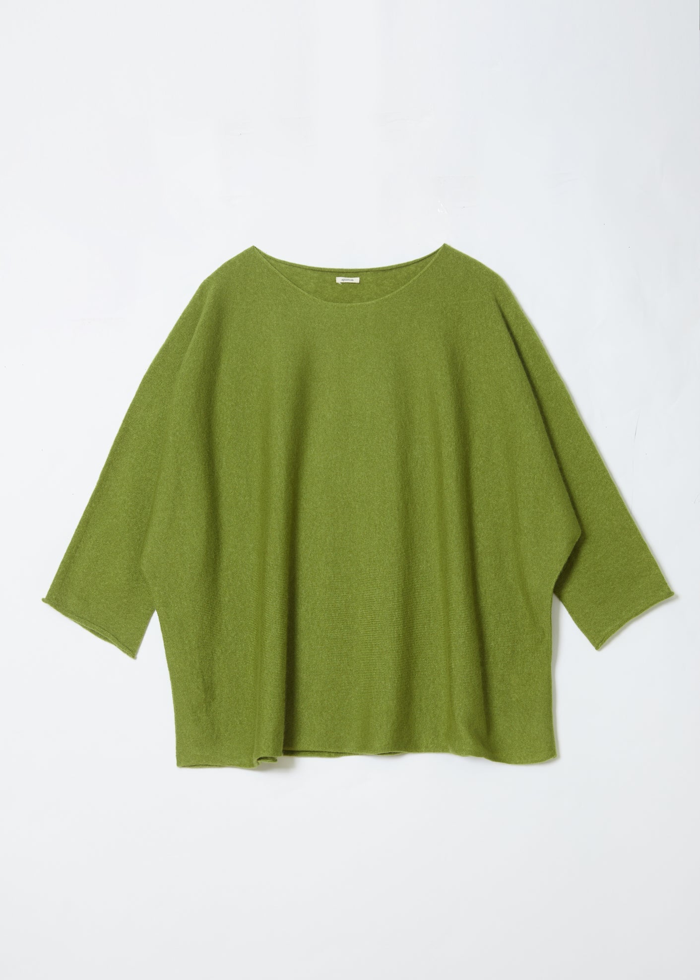 Apuntob | Cashmere And Silk Jumper, Lime Green