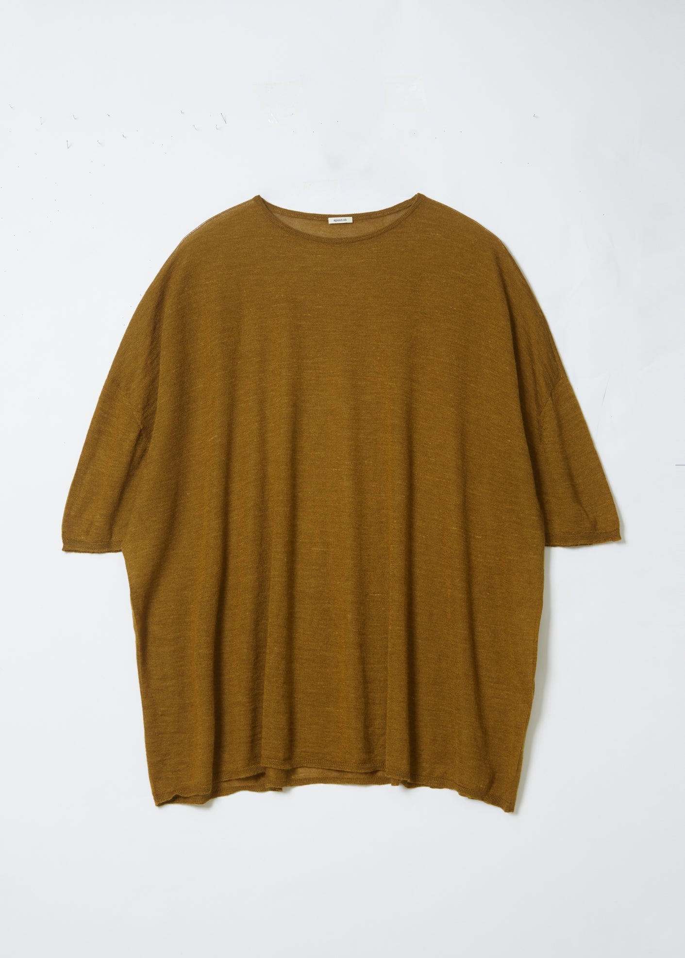 Apuntob | Cashmere And Silk Jumper, Tabacco