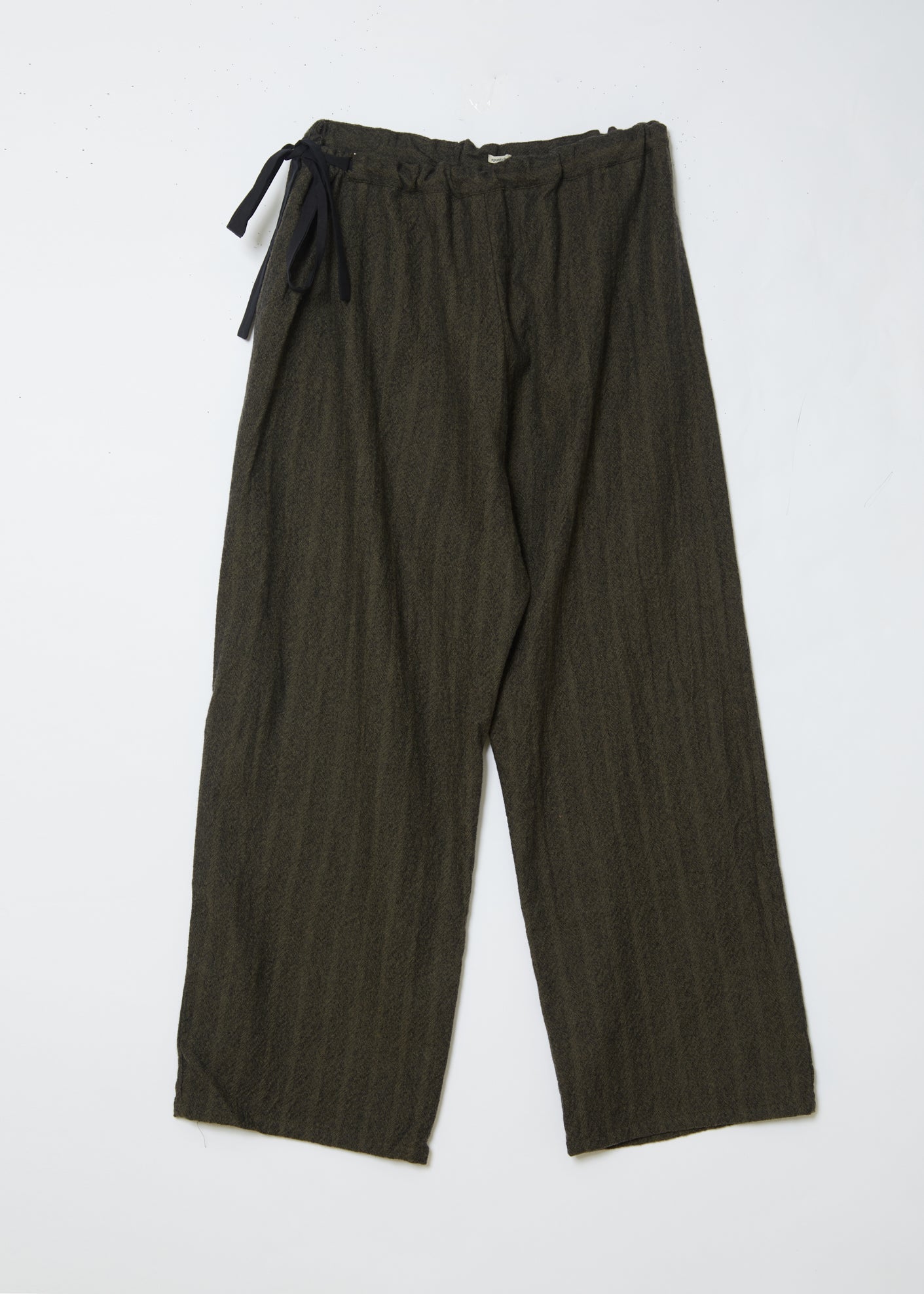 Apuntob | Herringbone Trousers, Black/Mud