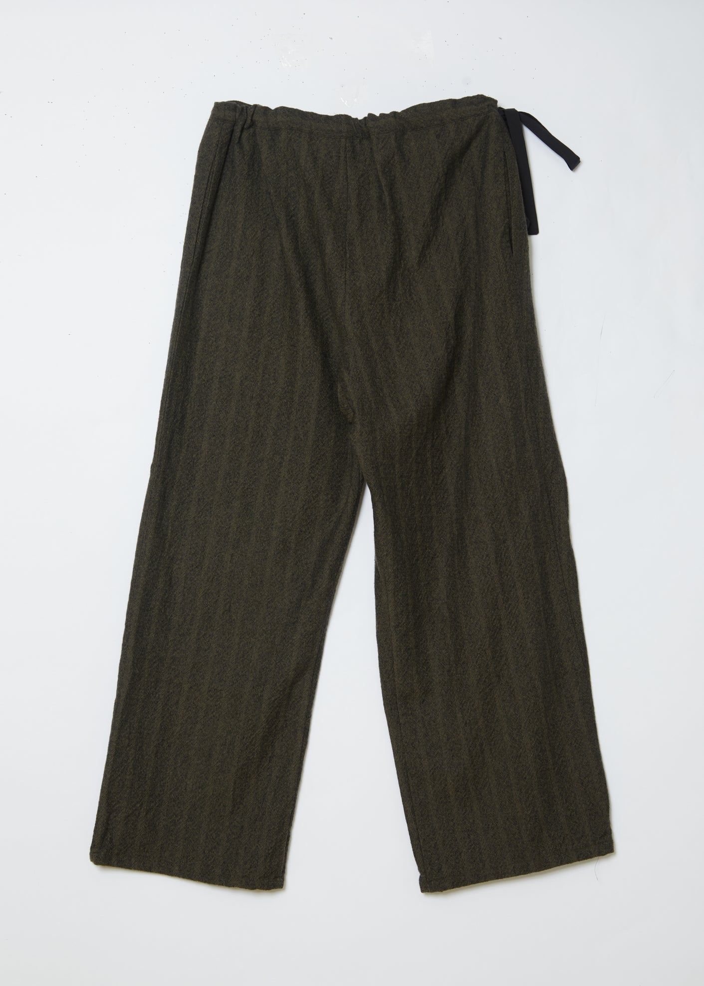 Apuntob | Herringbone Trousers, Black/Mud