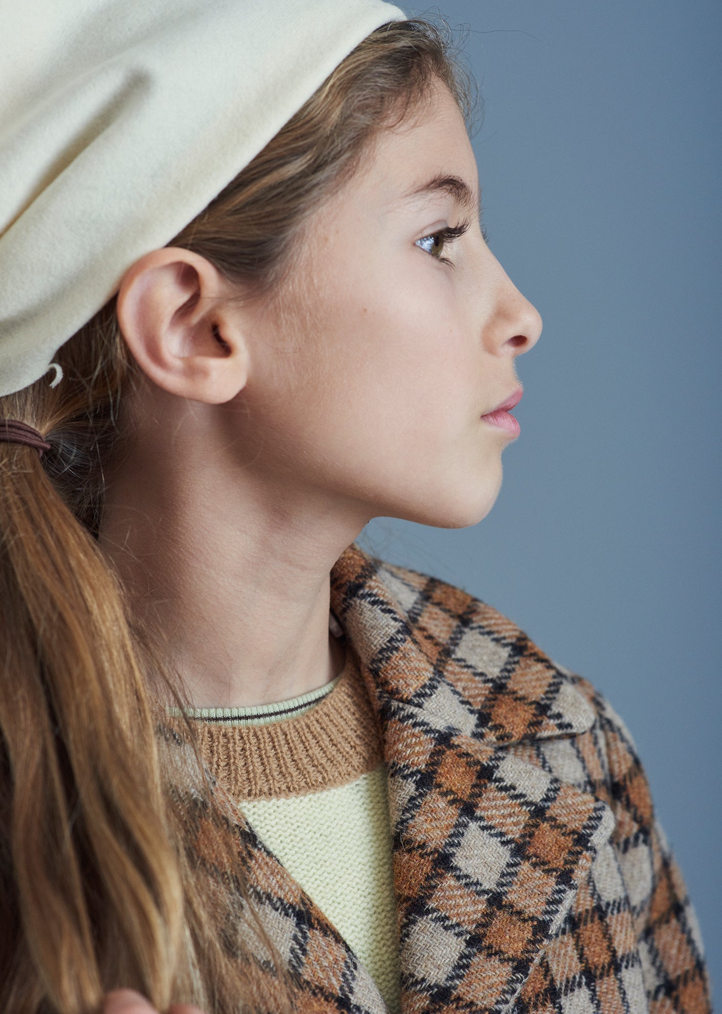 Danby Coat, Brown Check