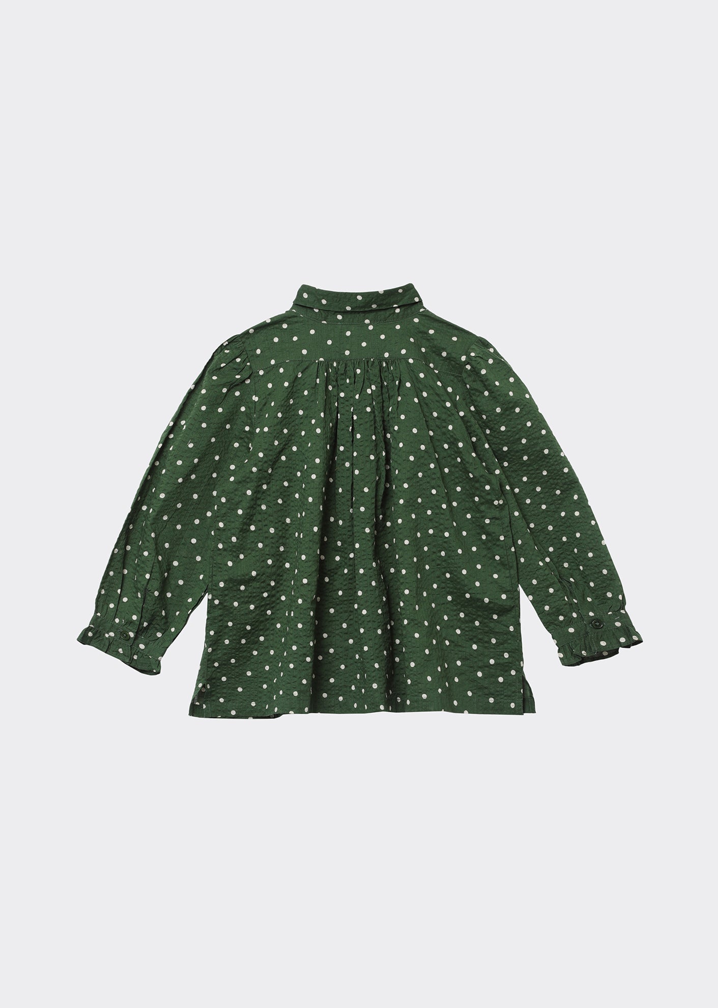 Folsom Blouse, Evergreen Spot